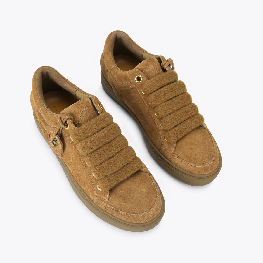 SOUTHBANK TAG SNEAKER Cinnamon Suede Leather Sneaker by KURT