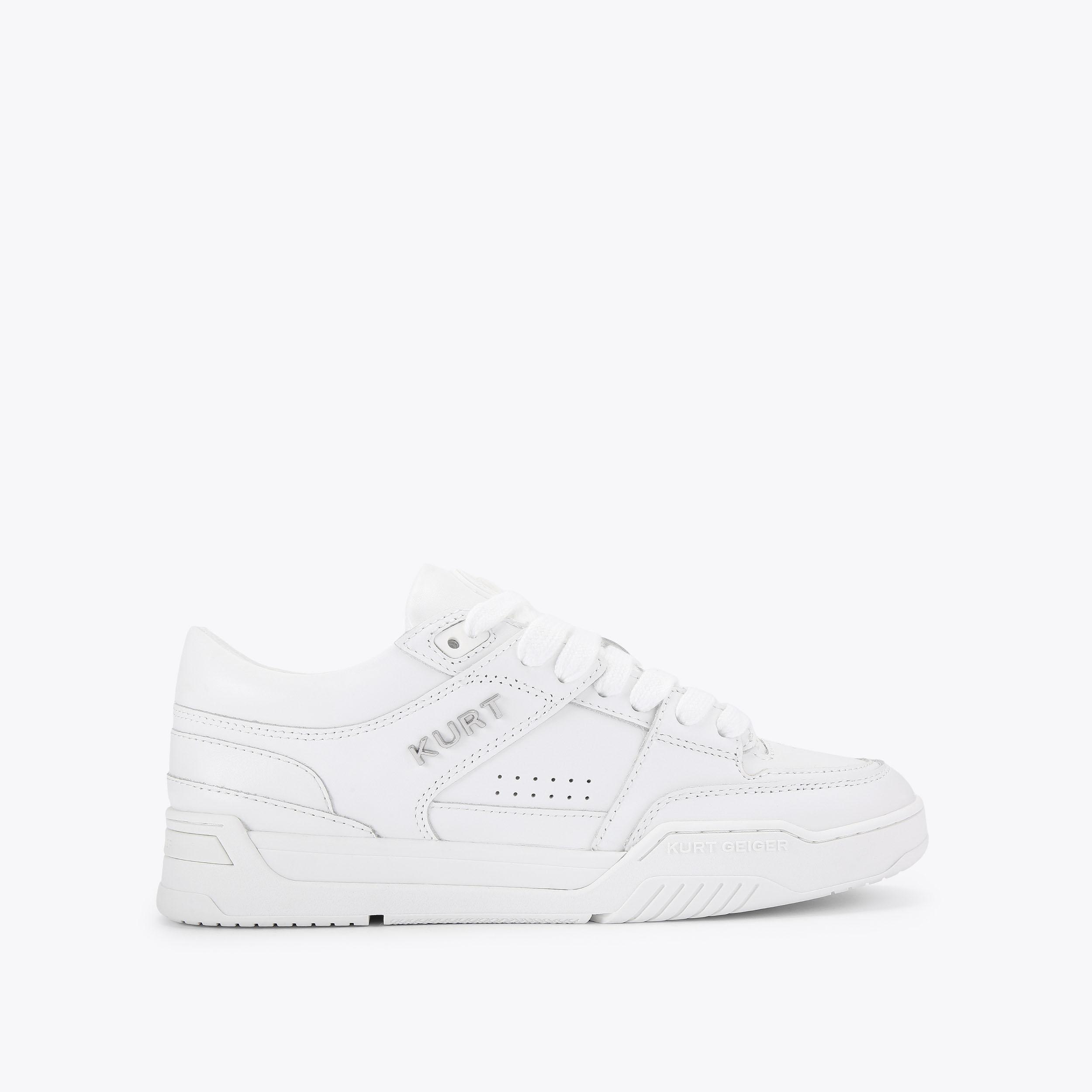 Laney White Leather Sneakers Fashion | Kurt Geiger