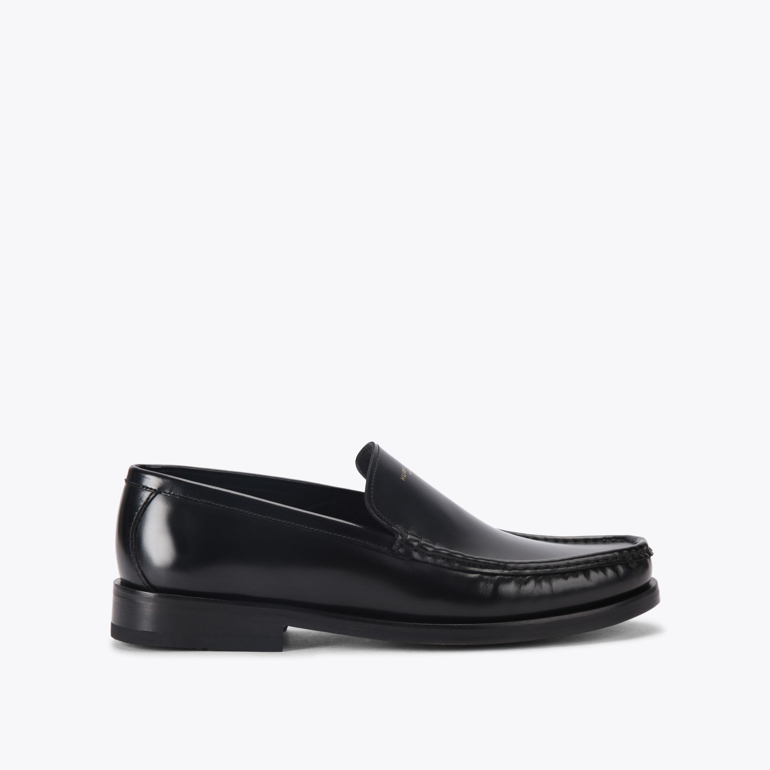 Sloane Monk Black Leather Shoes | Men's Dress Shoes | Kurt Geiger