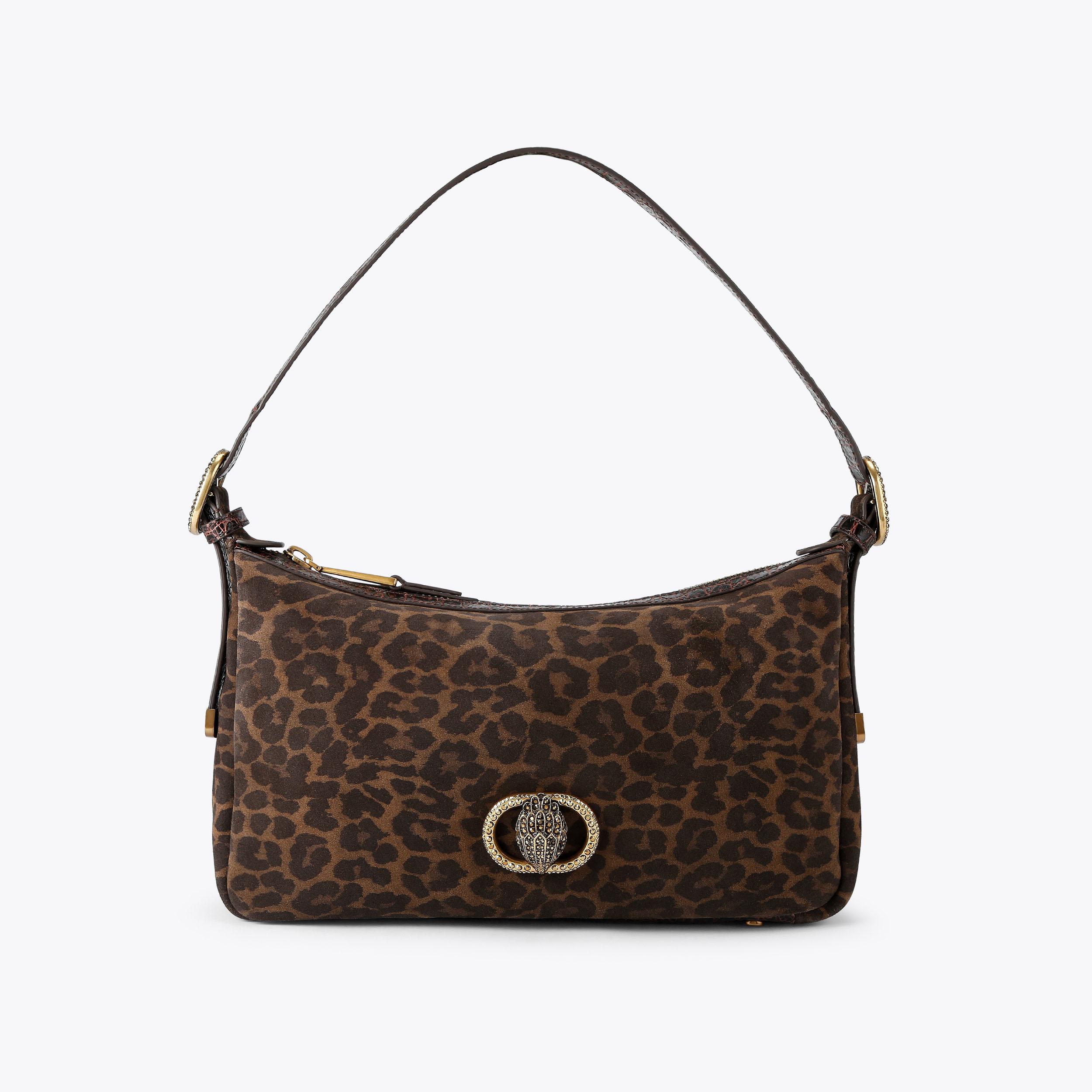 Chelsea Leopard Print Shoulder Bag | Kurt Geiger