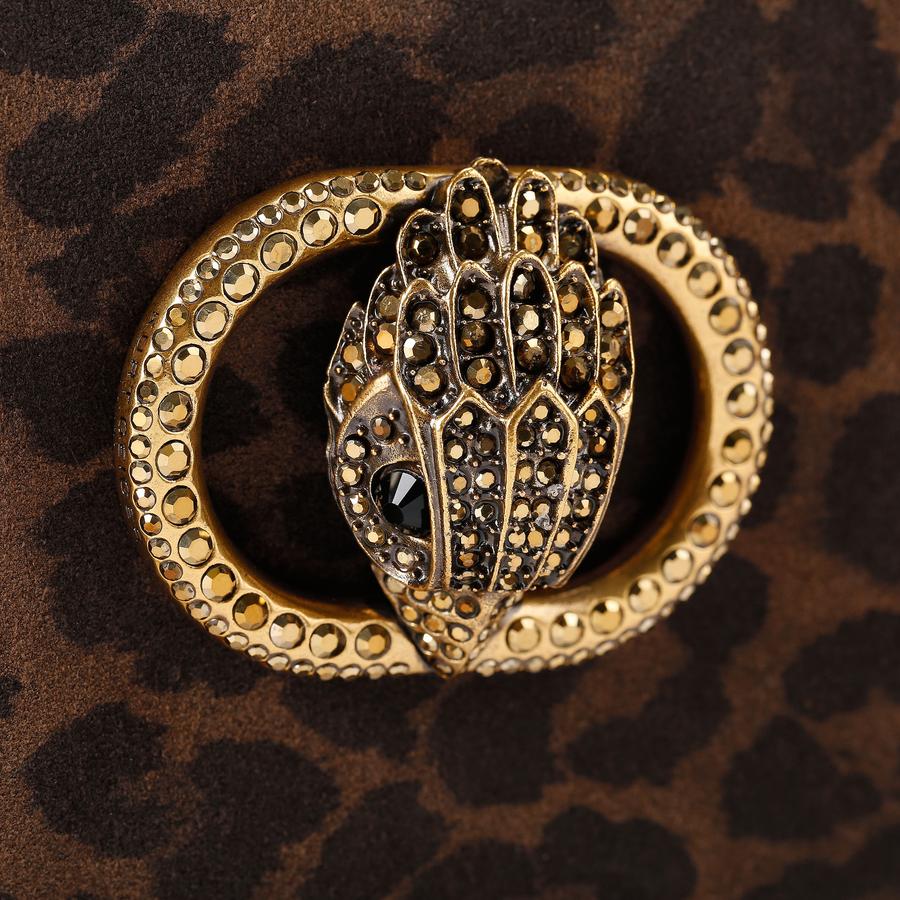 Chelsea Leopard Print Shoulder Bag | Kurt Geiger