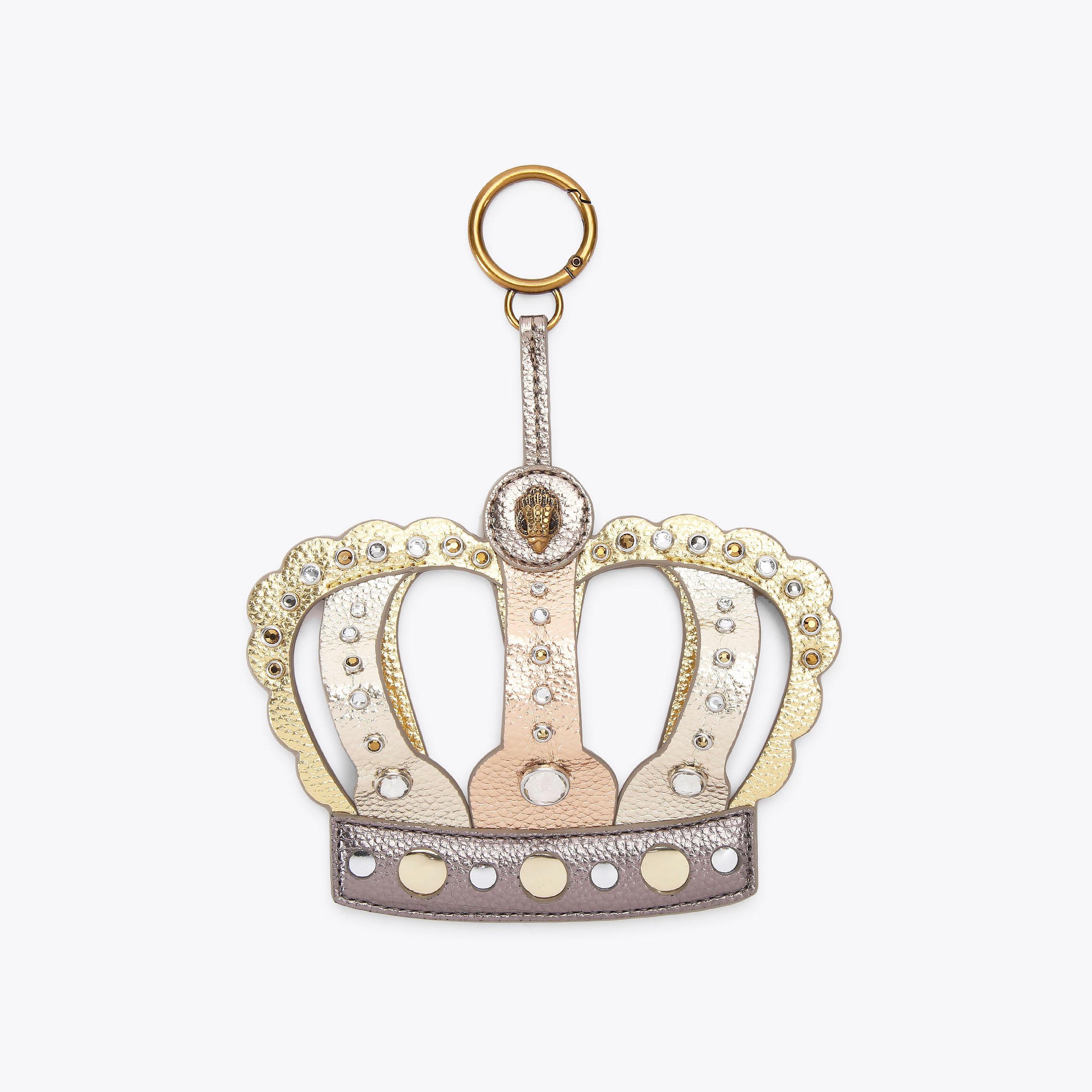 Crown Charm Metallic 3D Crown Charm | Kurt Geiger