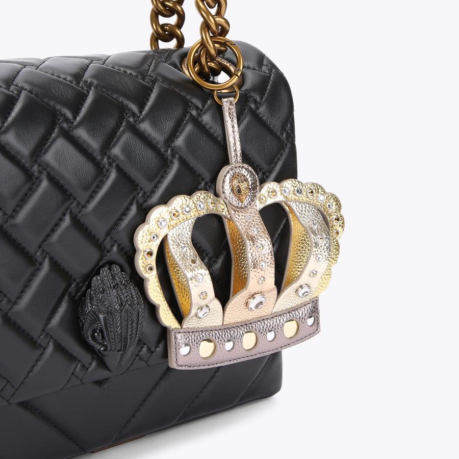 Crown Charm Metallic 3D Crown Charm | Kurt Geiger
