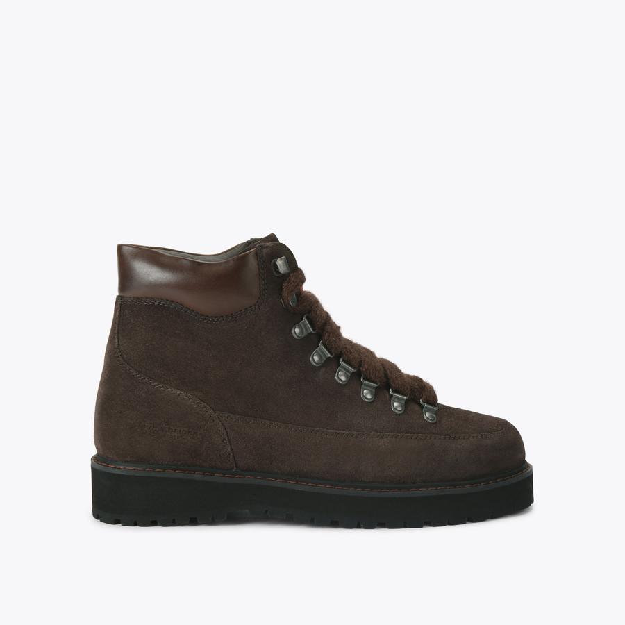 CHILTERN HIKER HIGH Dark Brown Suede Hiker Lace Up Boot by  display picture 2