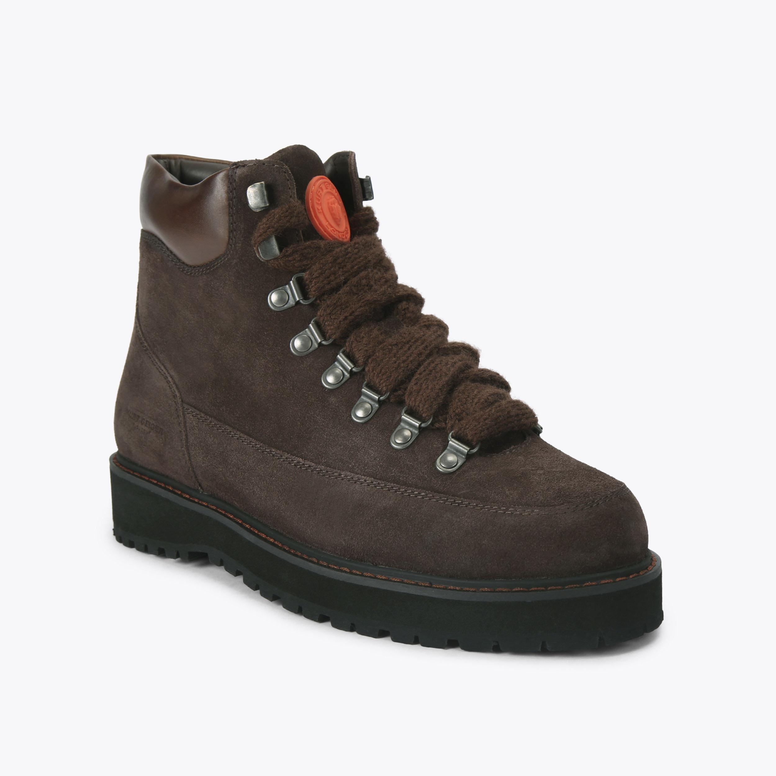Kurt Geiger London Men’s Boots In Brown Color (Size 41). BANK Brown Leather Ankle Boot by KURT GEIGER LONDON main image 2