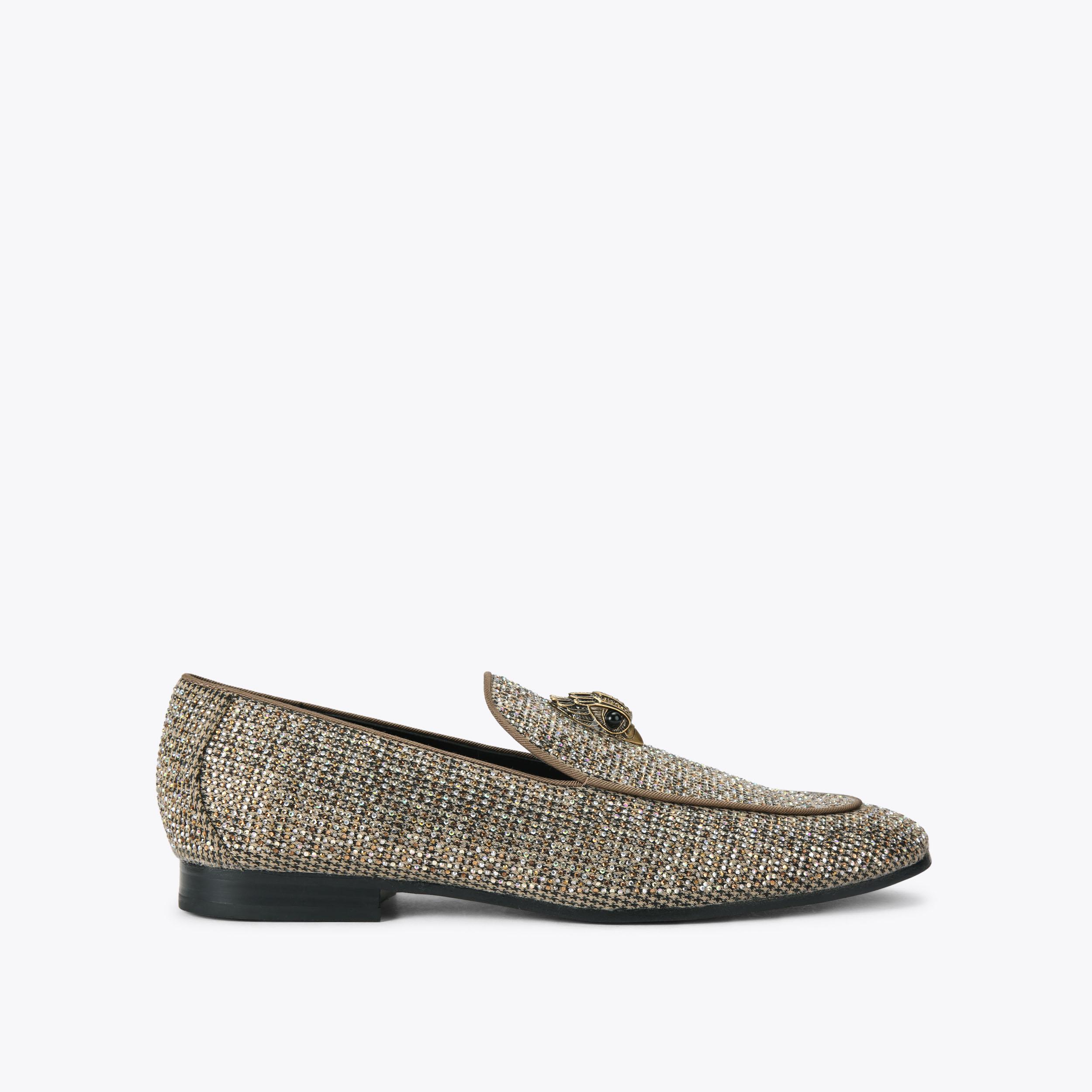 牡丹 Ace Crystal Slip On Shoes for Men | Kurt Geiger