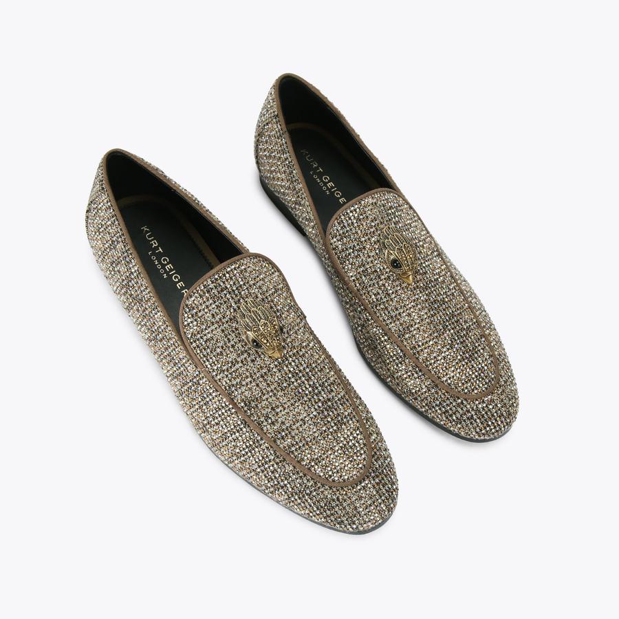 HUGH 2 LOAFER Crystal Slip On Loafer by KURT GEIGER LONDON