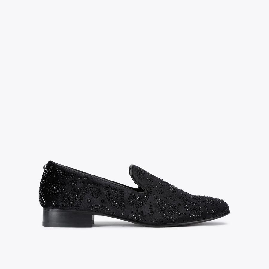 ACE Paisley Crystal Slip On Loafer by KURT GEIGER LONDON