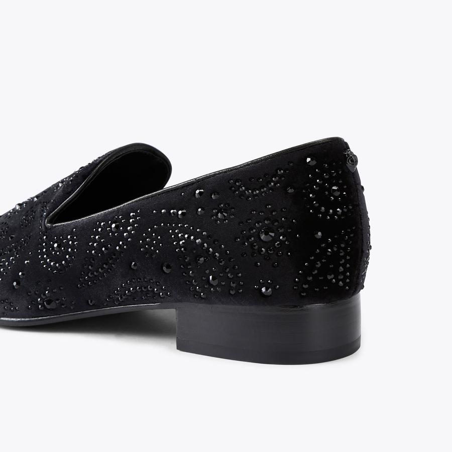 ACE Paisley Crystal Slip On Loafer by KURT GEIGER LONDON