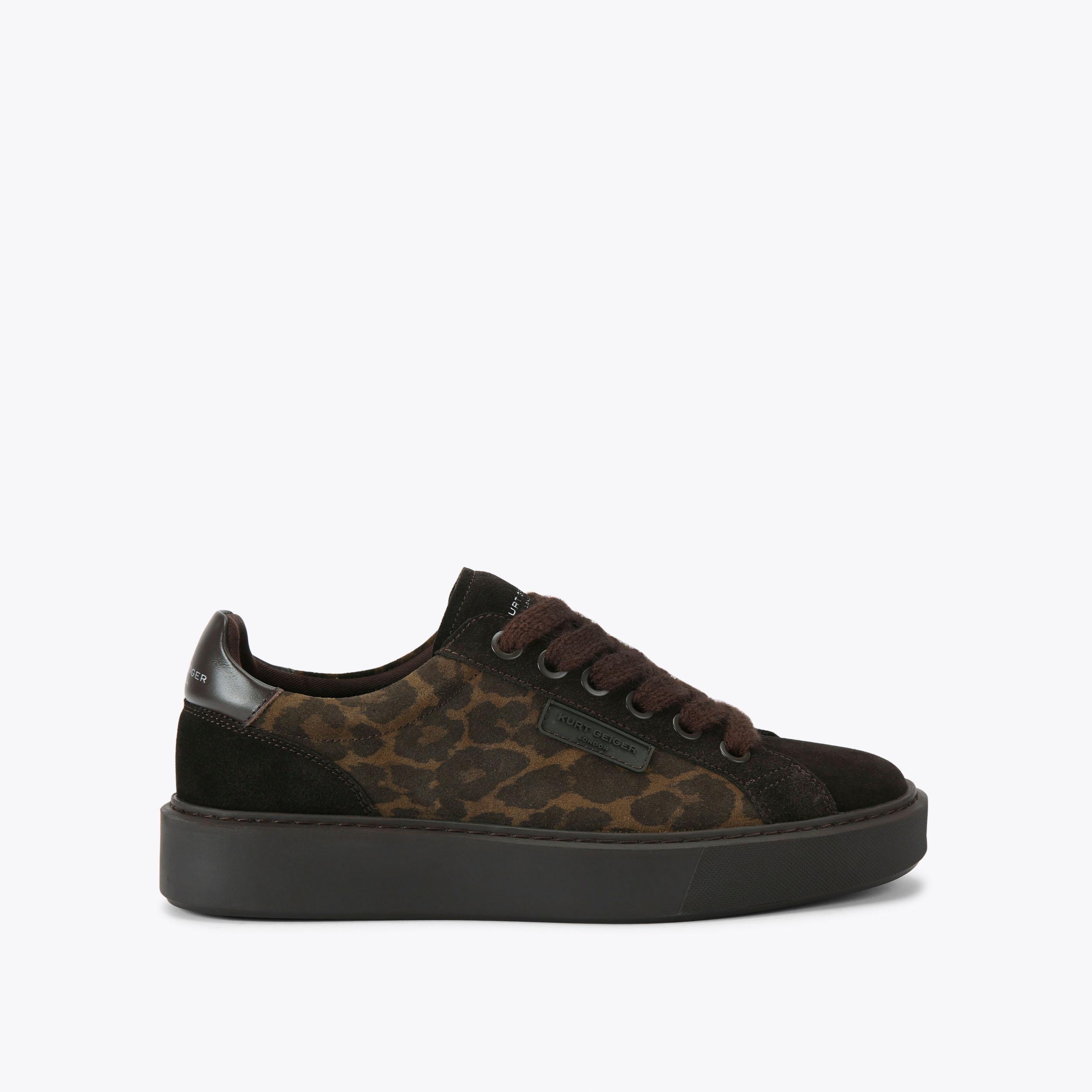 ALBION SNEAKER Dark Brown Trainer by KURT GEIGER LONDON