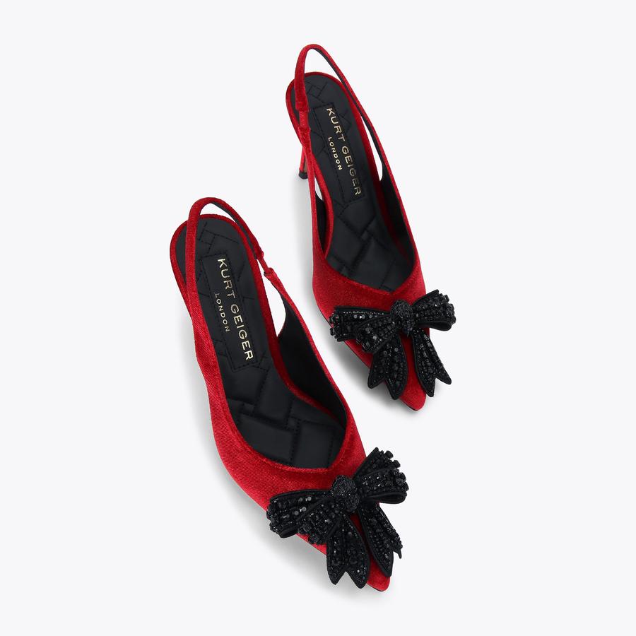Belgravia Bow High Sling Back Heel