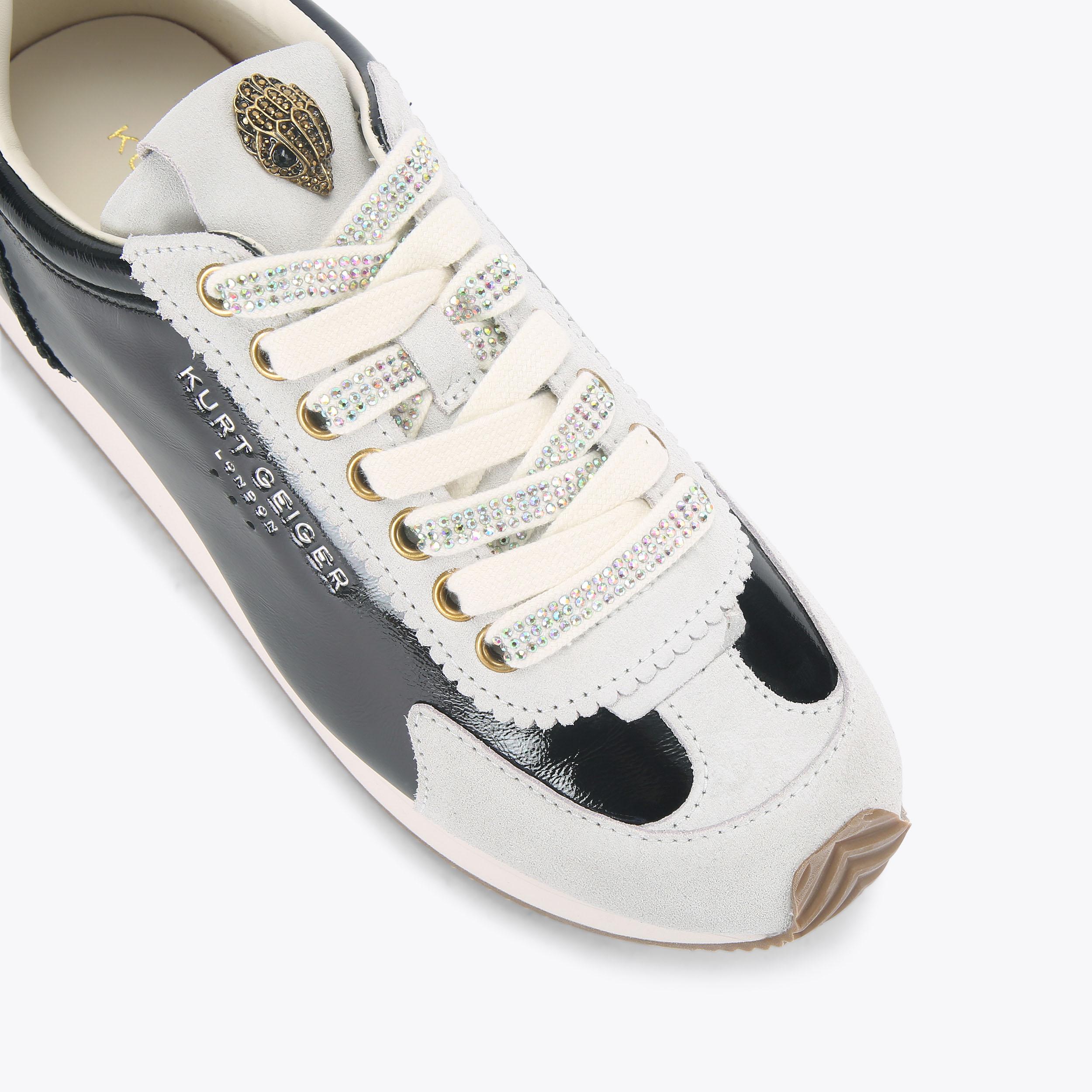 牡丹38 ISLINGTON PUMP SNEAKER Black Pump Sneaker by KURT GEIGER LONDON