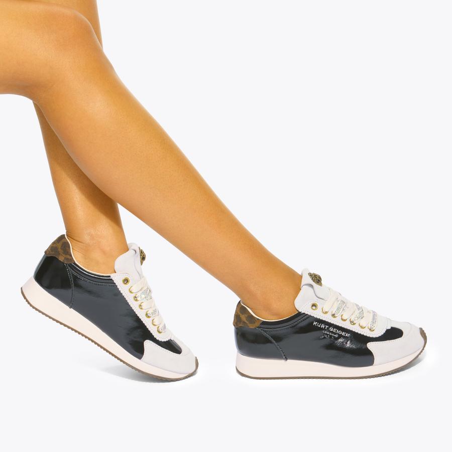 ISLINGTON PUMP SNEAKER Black Pump Sneaker by KURT GEIGER LONDON