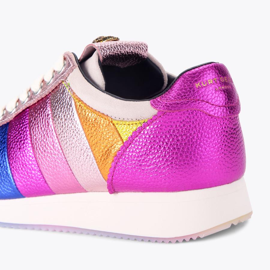 なごやん ISLINGTON PUMP SNEAKER Rainbow Leather Pump Sneakers by KURT
