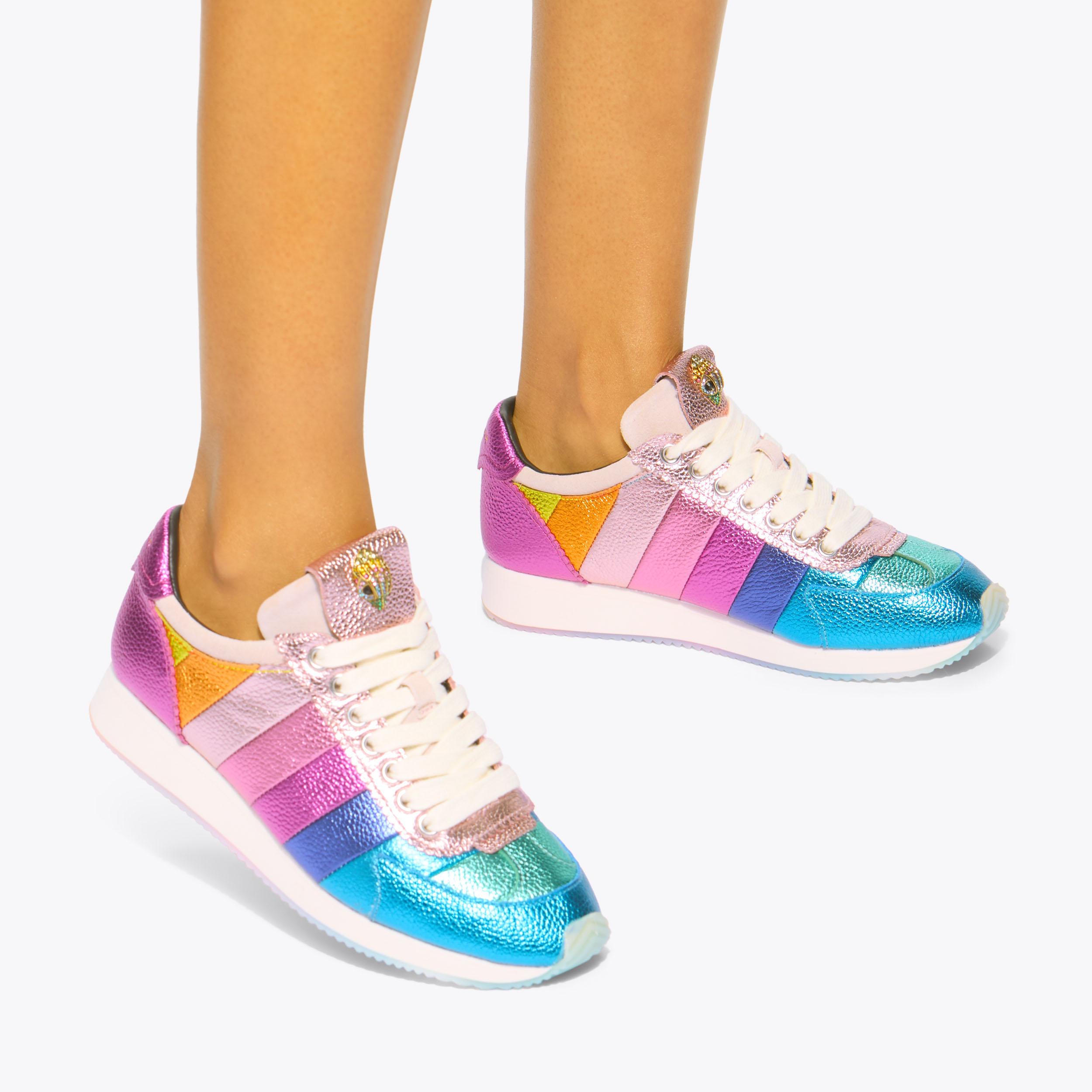 ISLINGTON PUMP SNEAKER Rainbow Leather Pump Sneakers by KURT