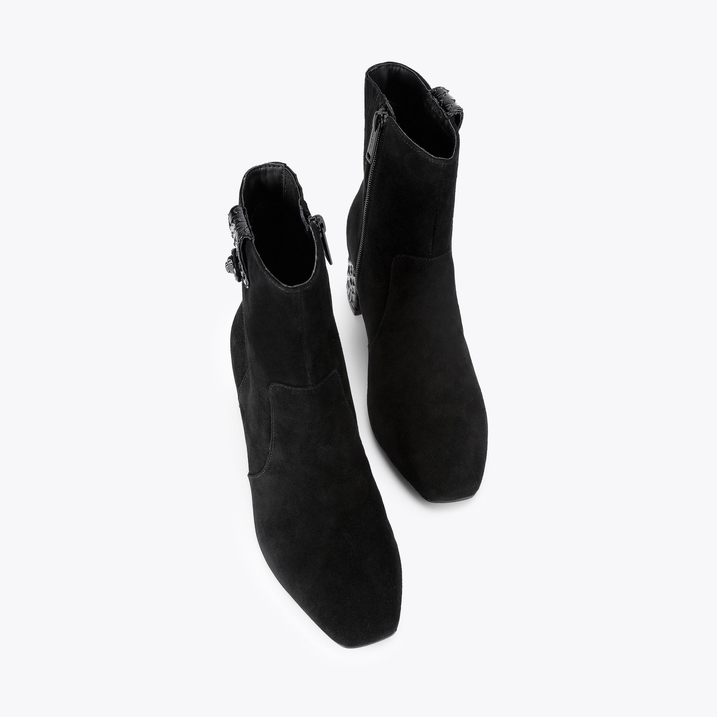 Wallin & Bros Black Suede Ankle Boots Sz 40 Wallin And Bros Slippers Mens 9-10 Patterson Slip On  main image 4