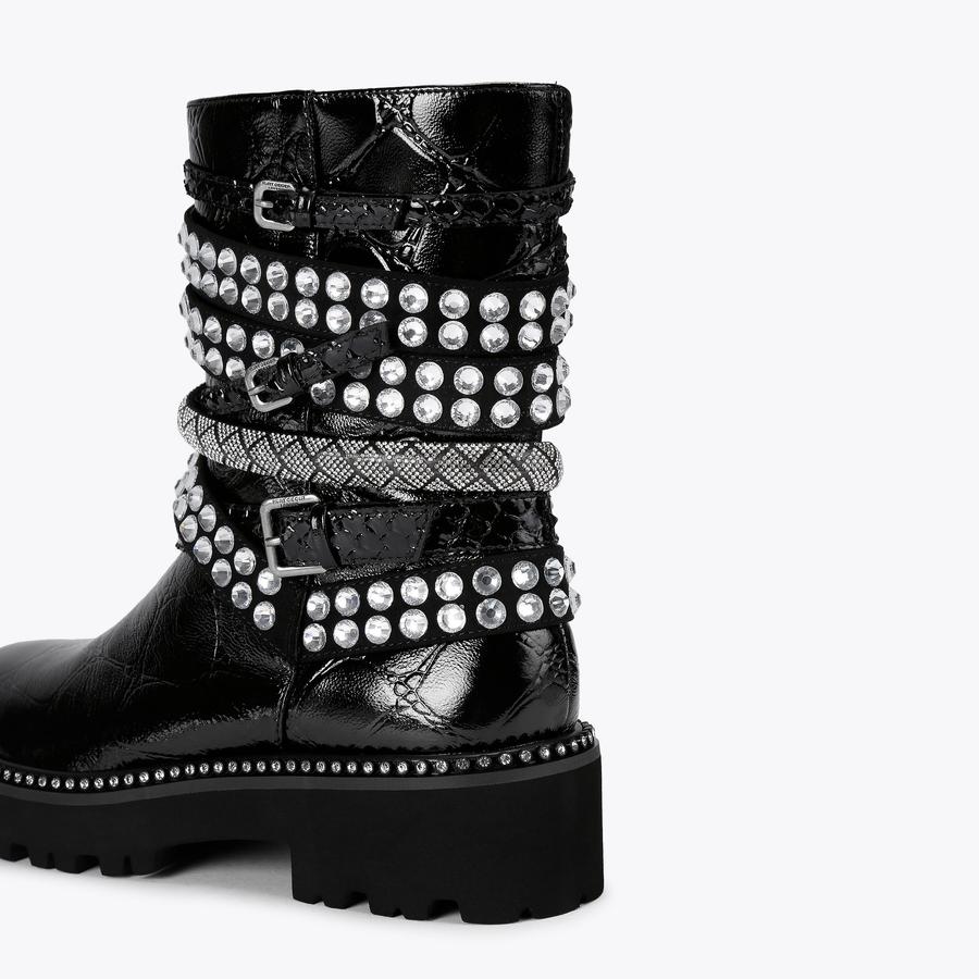 Multi Strap Flat Boots | Women's Winter Boots | Kurt Geiger