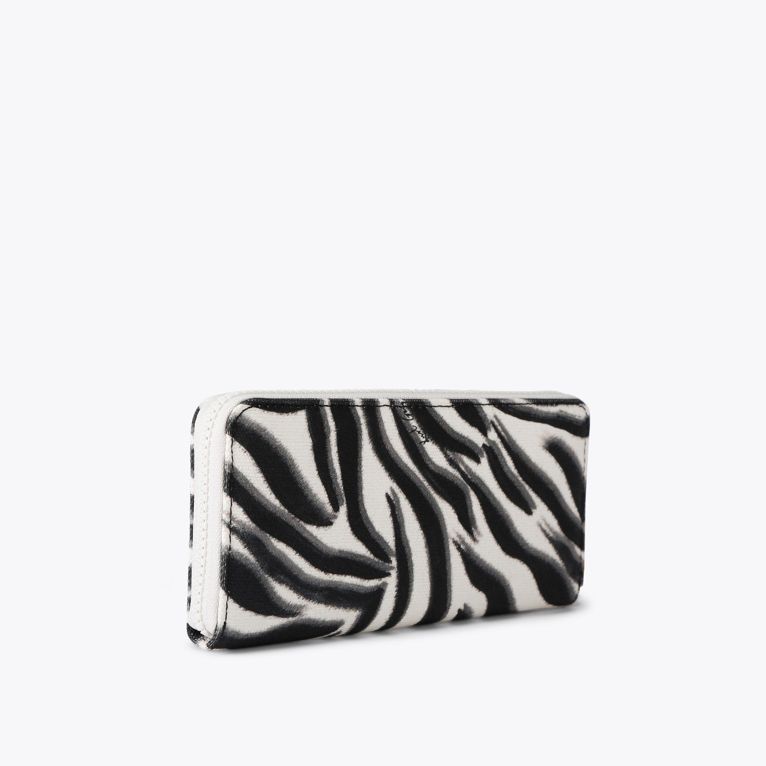 SOUTHBANK ZIP AROUND W ZEBRA ZIP AROUND WALLET by Kurt Geiger London