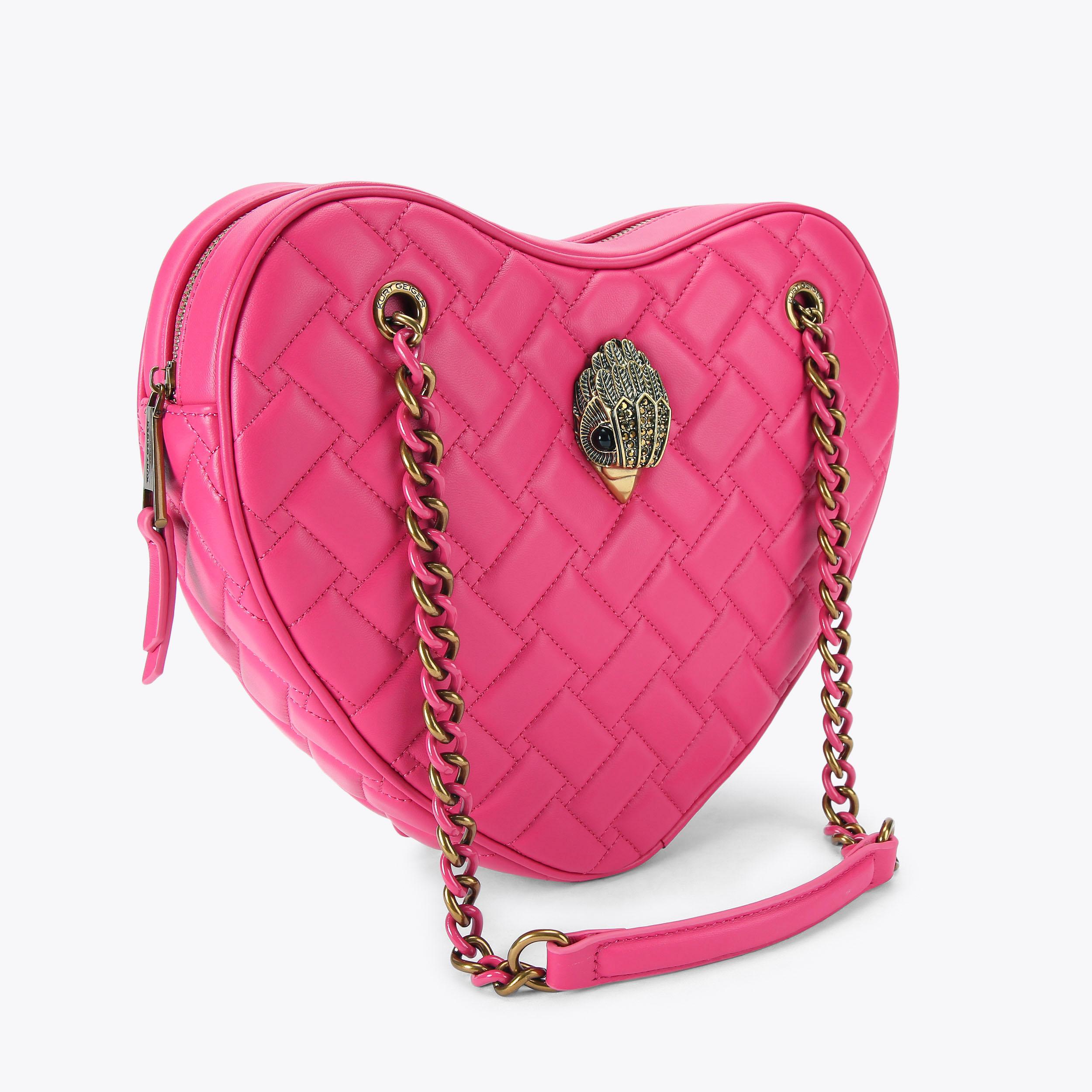 é Heart pouch shoulder strap bag pink Amazon.com: Crossbody