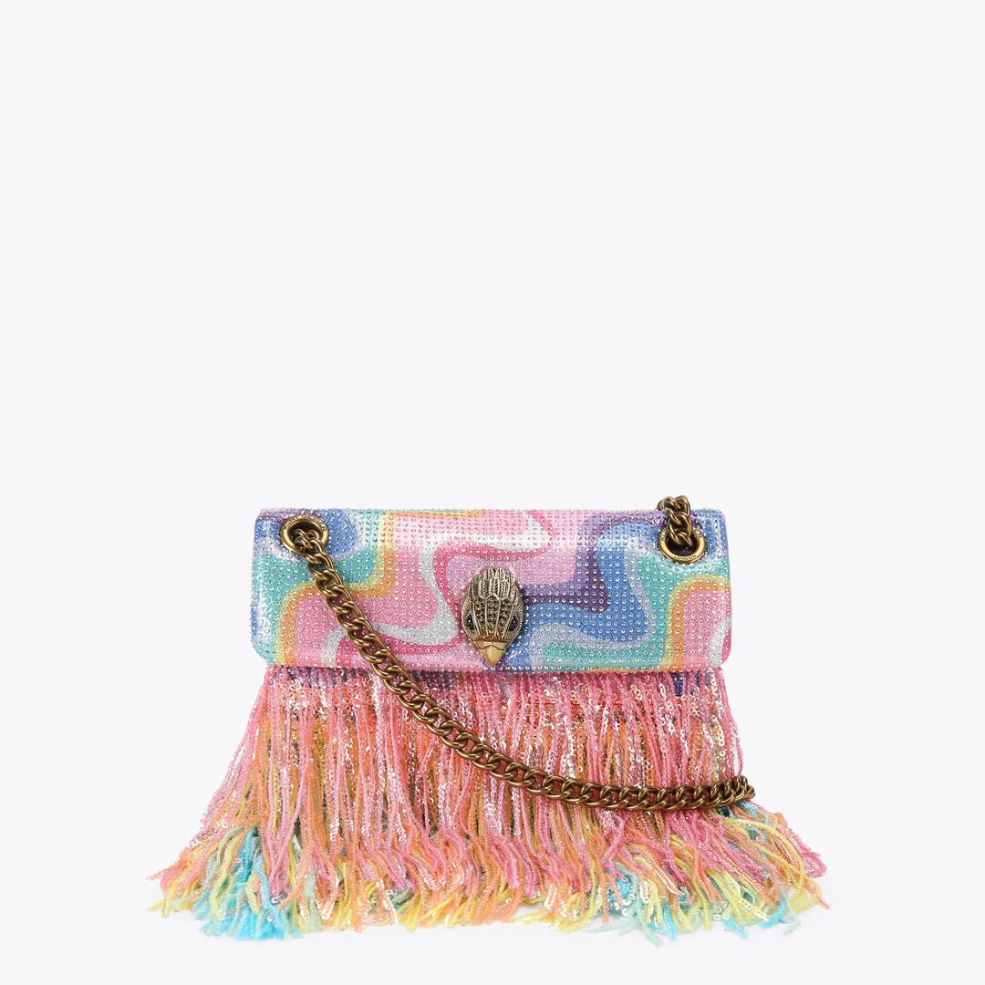 Mini Kensington Fringe Rainbow Swirl Kensington Bag By Kurt Geiger London · Kurt Geiger London