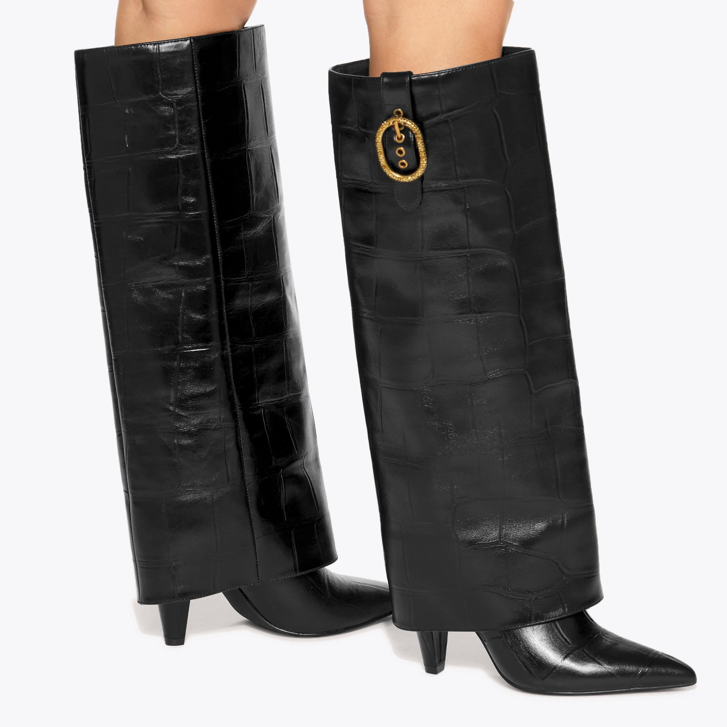 Fold Over Tall Boot