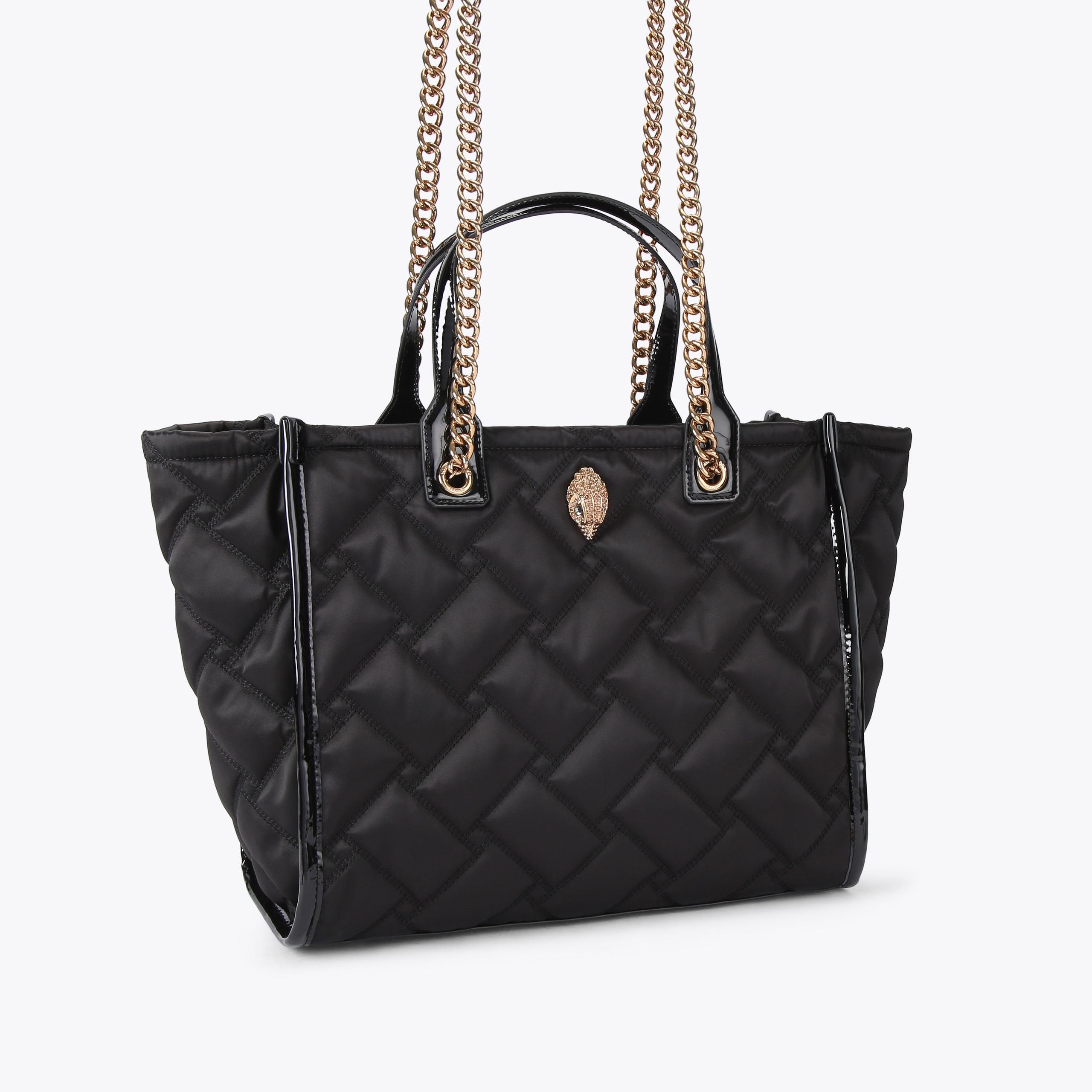 HOXTON SHOPPER Black Nylon Shopper Bag by KURT GEIGER LONDON