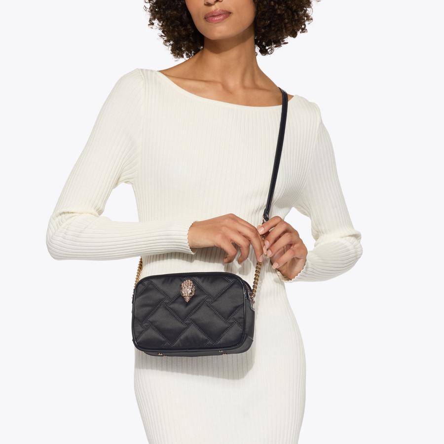 HOXTON CAMERA BAG Black Recycled Camera Bag by KURT GEIGER LONDON