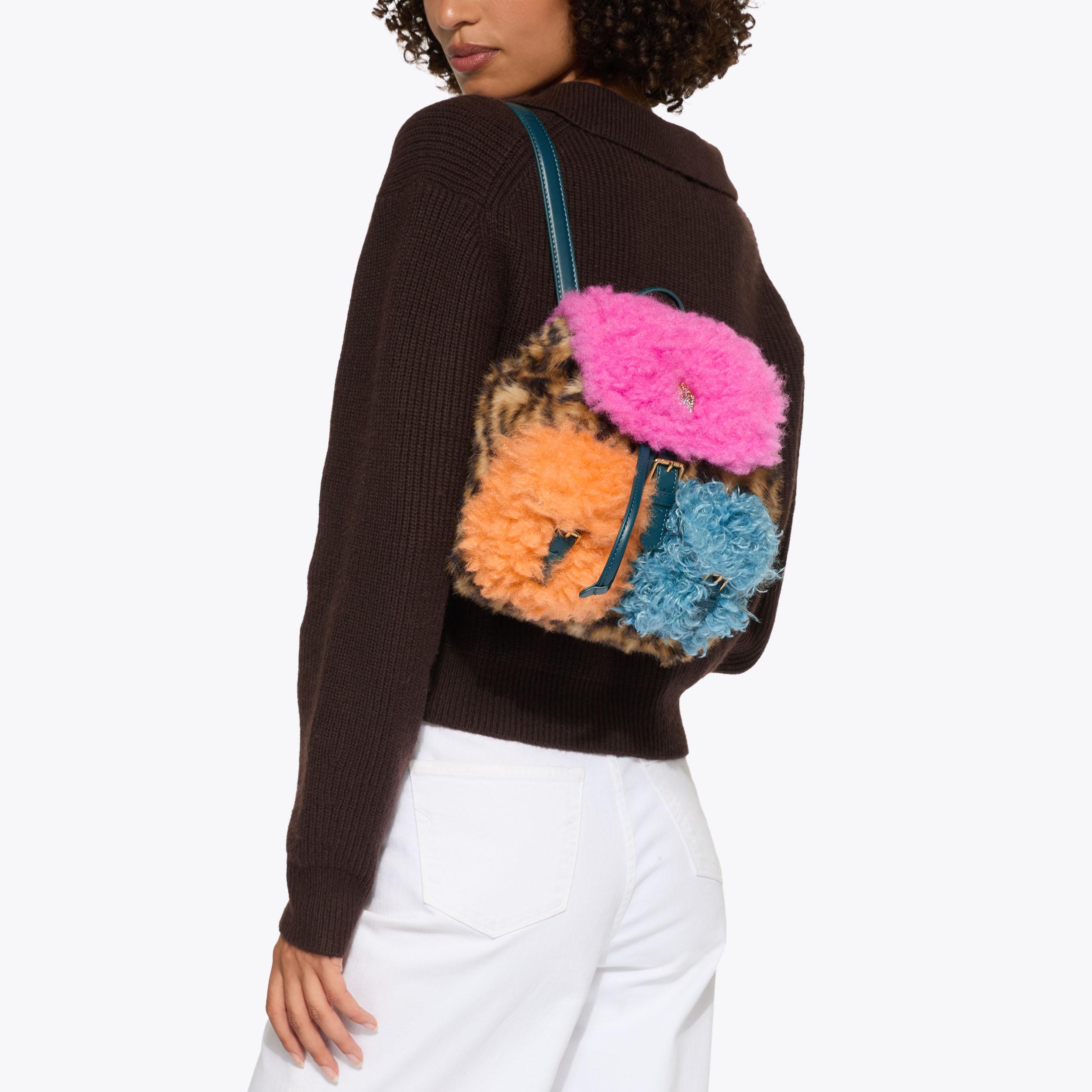 HOXTON SM BACKPACK Multiple Statement Textured Backpack by KURT