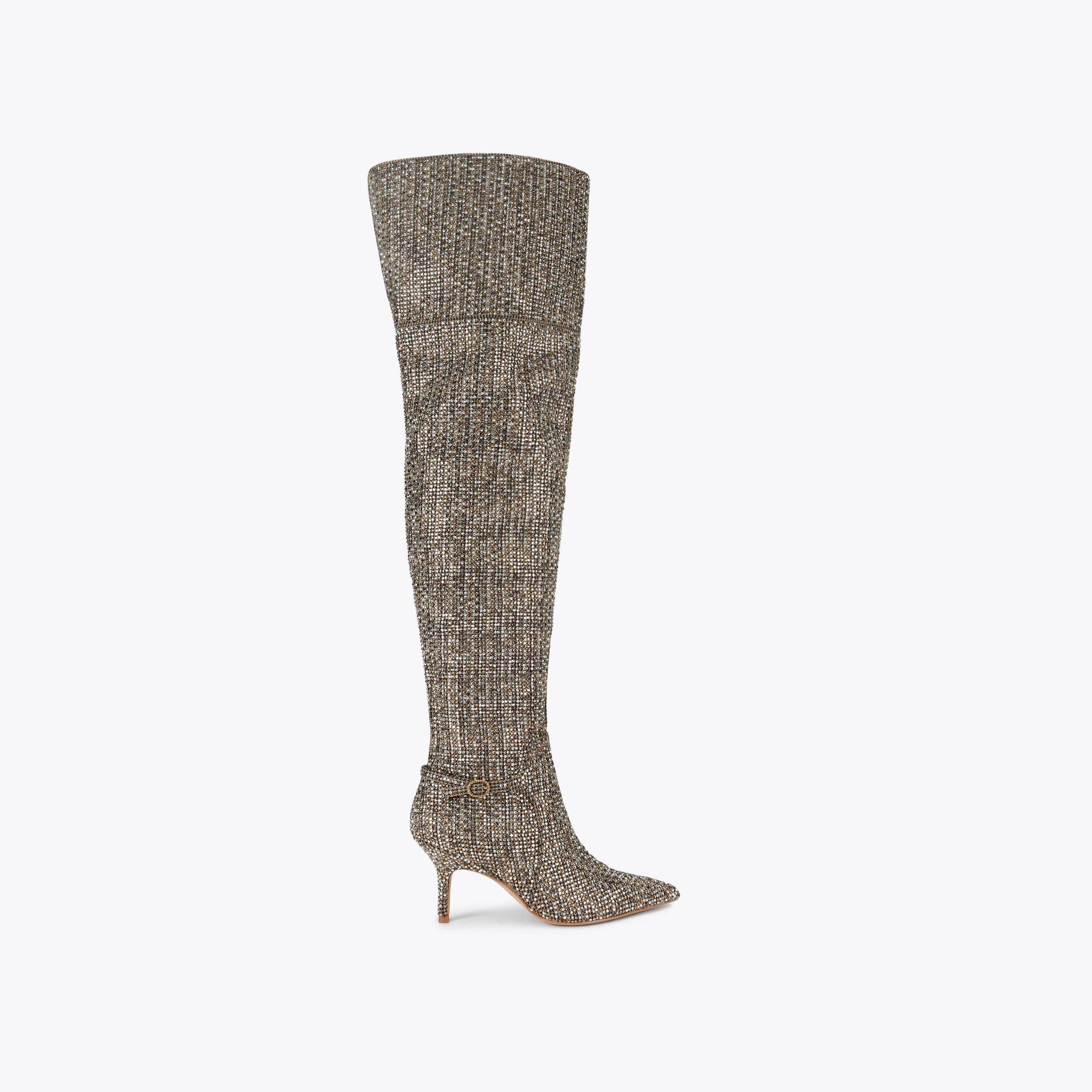 Chelsea Block Over The Knee Boot