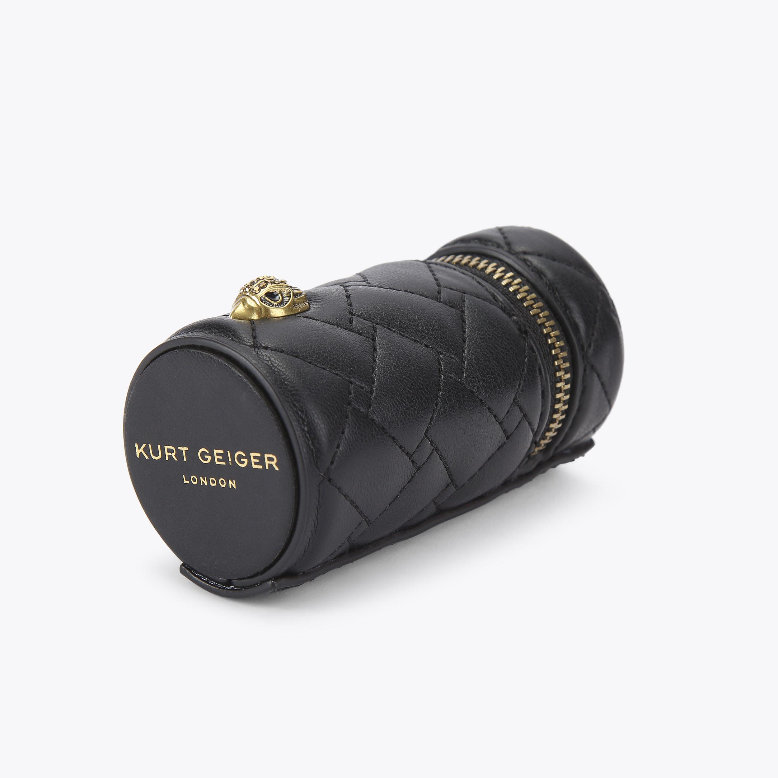 KENSINGTON LIPSTICK CASE Black Lipstick Case Charm by KURT GEIGER