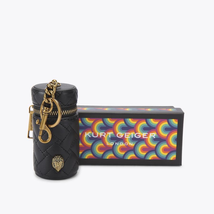 KENSINGTON LIPSTICK CASE Black Lipstick Case Charm by KURT GEIGER