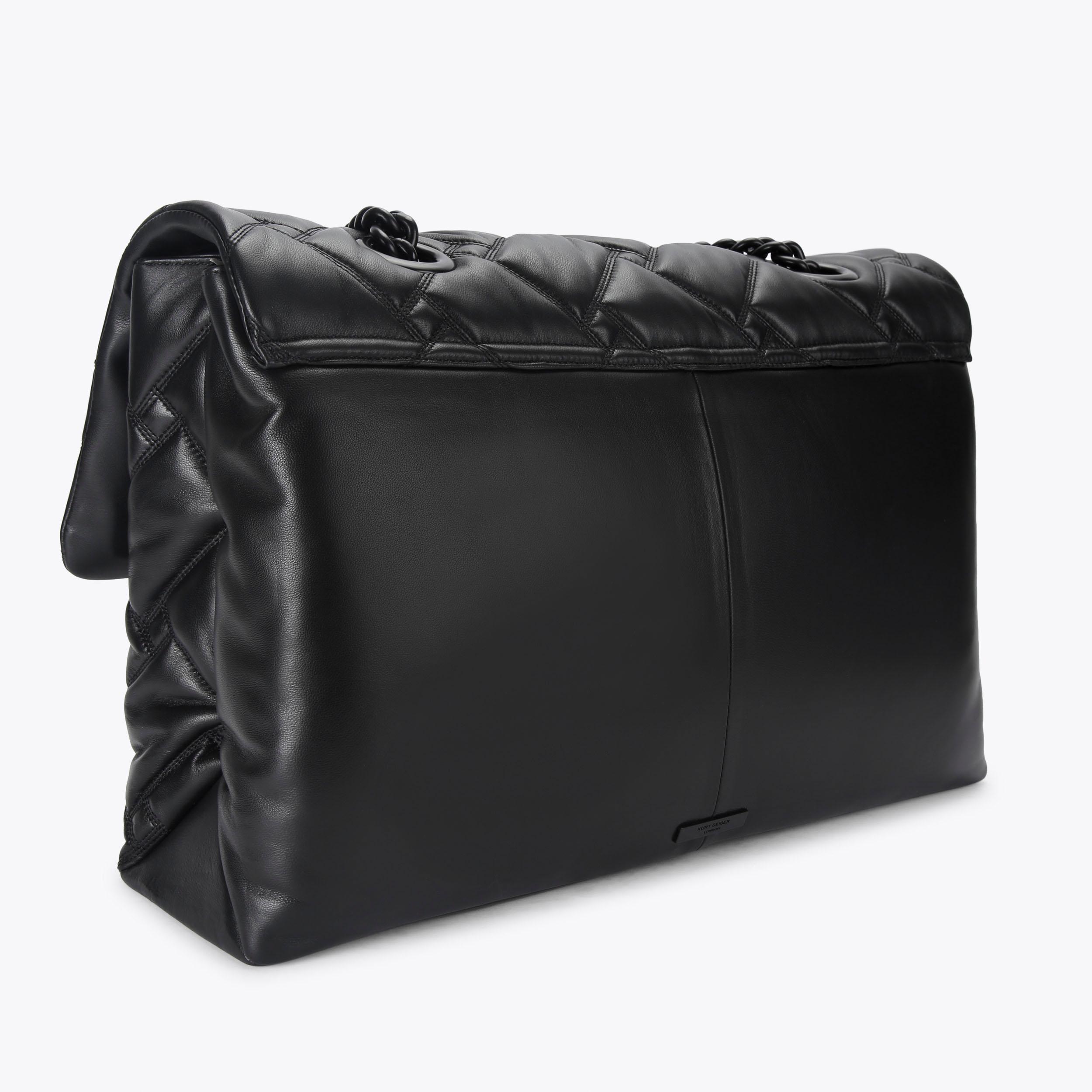 Macro Kensington Black Drench Shoulder Bag | Kurt Geiger