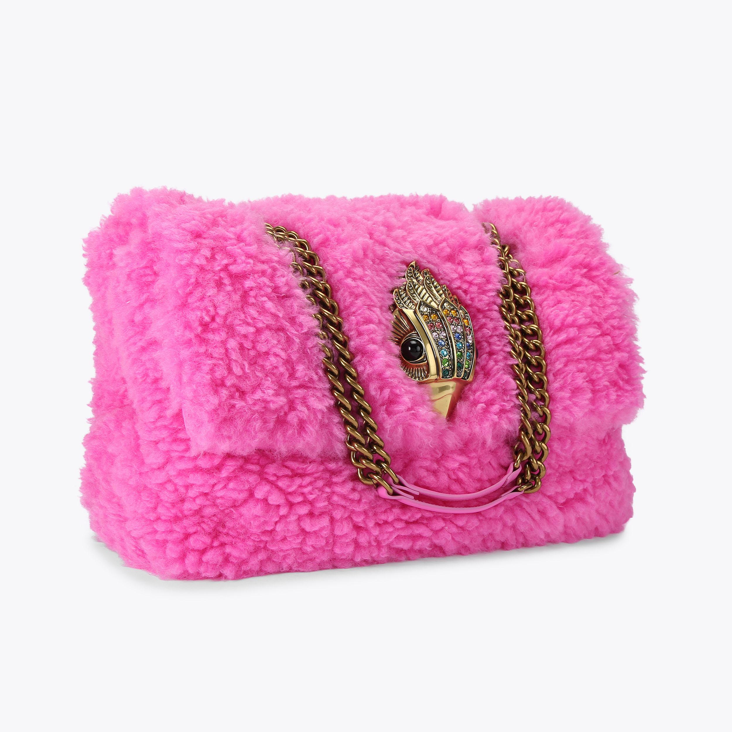 CIRCUS CIRCURS ファー キャリー バッグ トート ふわふわ ピンク MACRO KENSINGTON F FUR Pink Fluffy Extra Large Bag by KURT GEIGER
