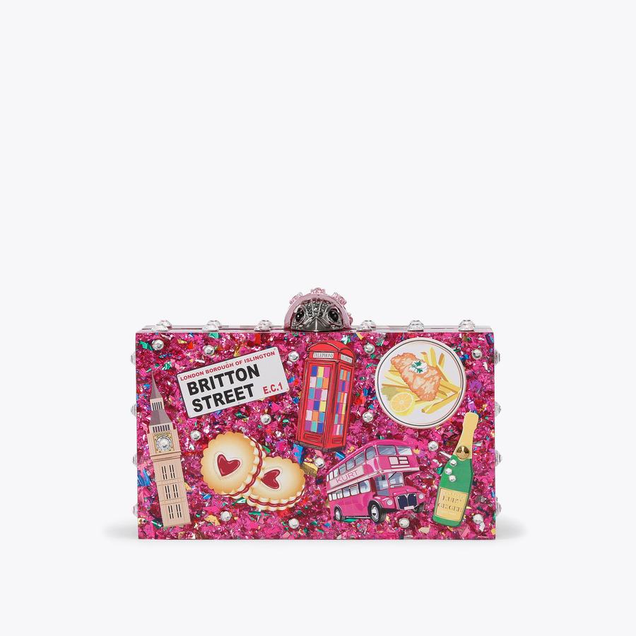 London Box Clutch Bag