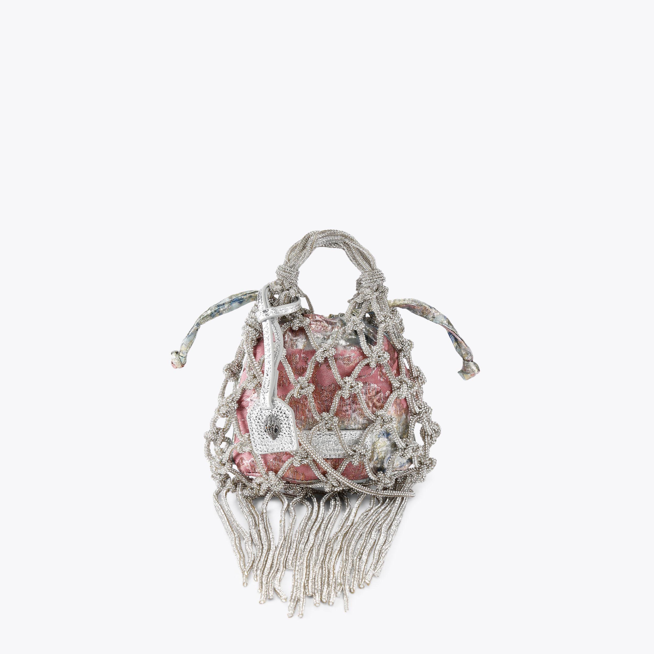 Small Macrame Crystal Bag