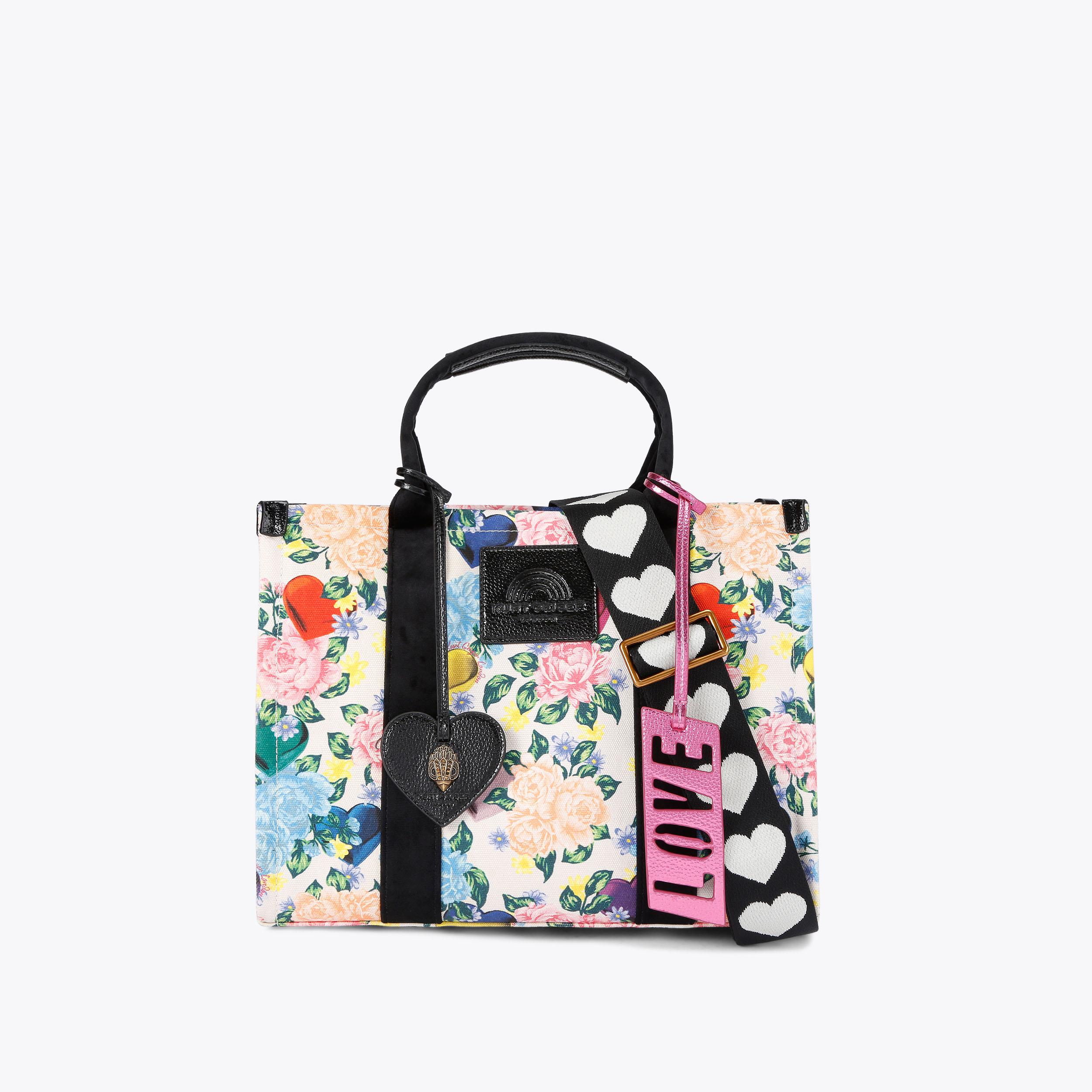 SOUTHBANK TOTE Floral Printed Canvas Tote Bag by KURT GEIGER LONDON
