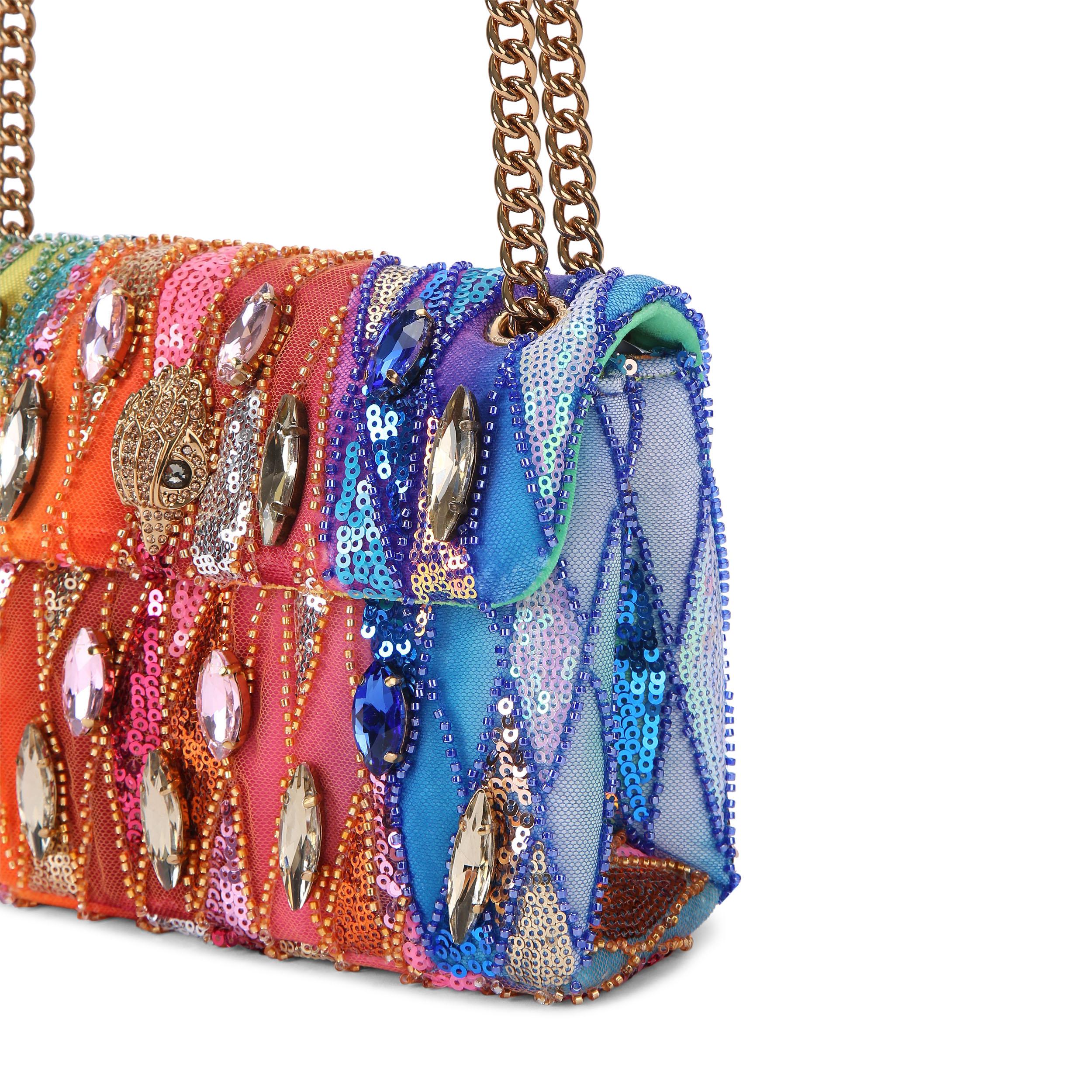 SEQUIN MD KENSINGTON Mesh Fabric Kensington Purse by KURT