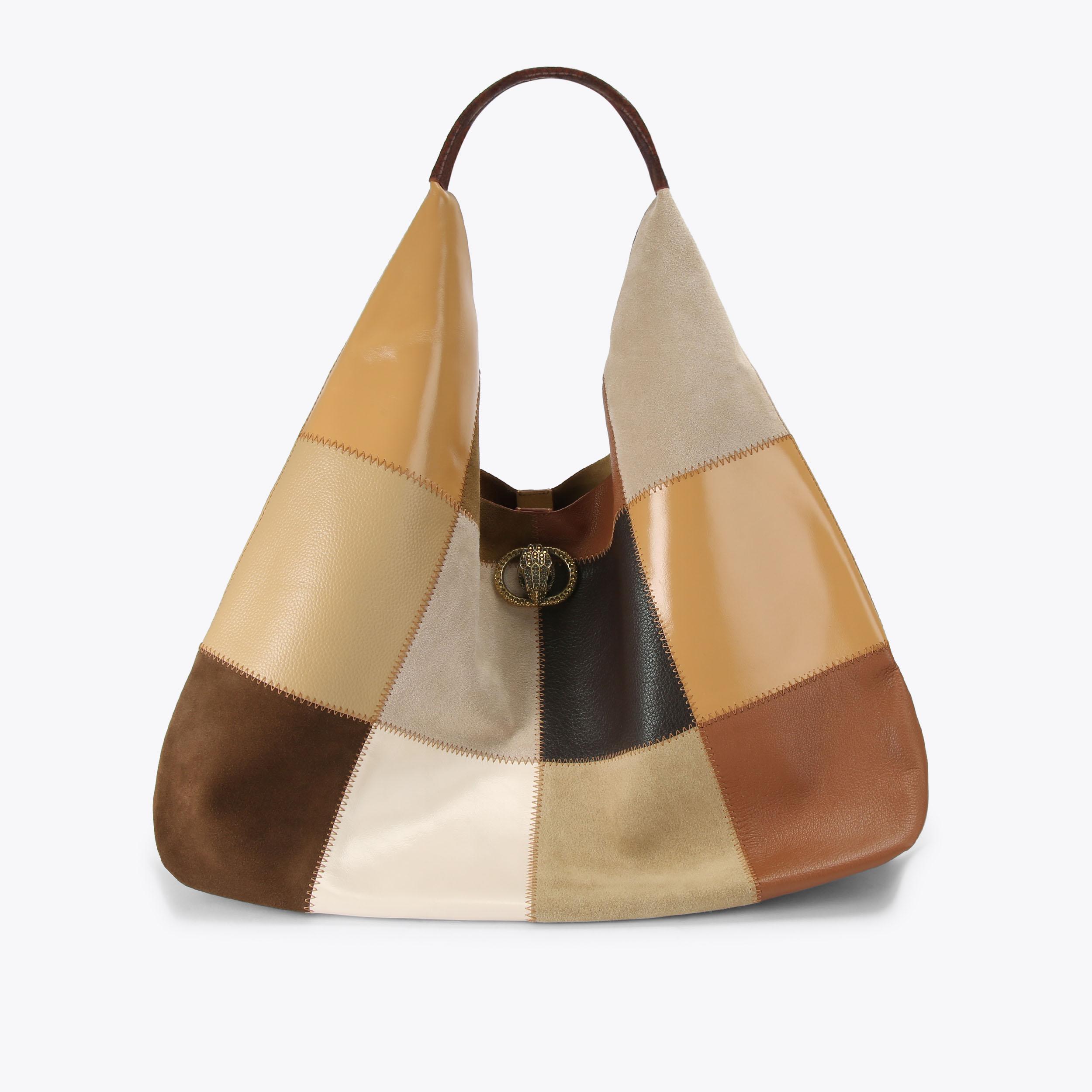 CHELSEA LG SLOUCH HOBO Patchwork Leather Suede Chelsea Bag by Kurt