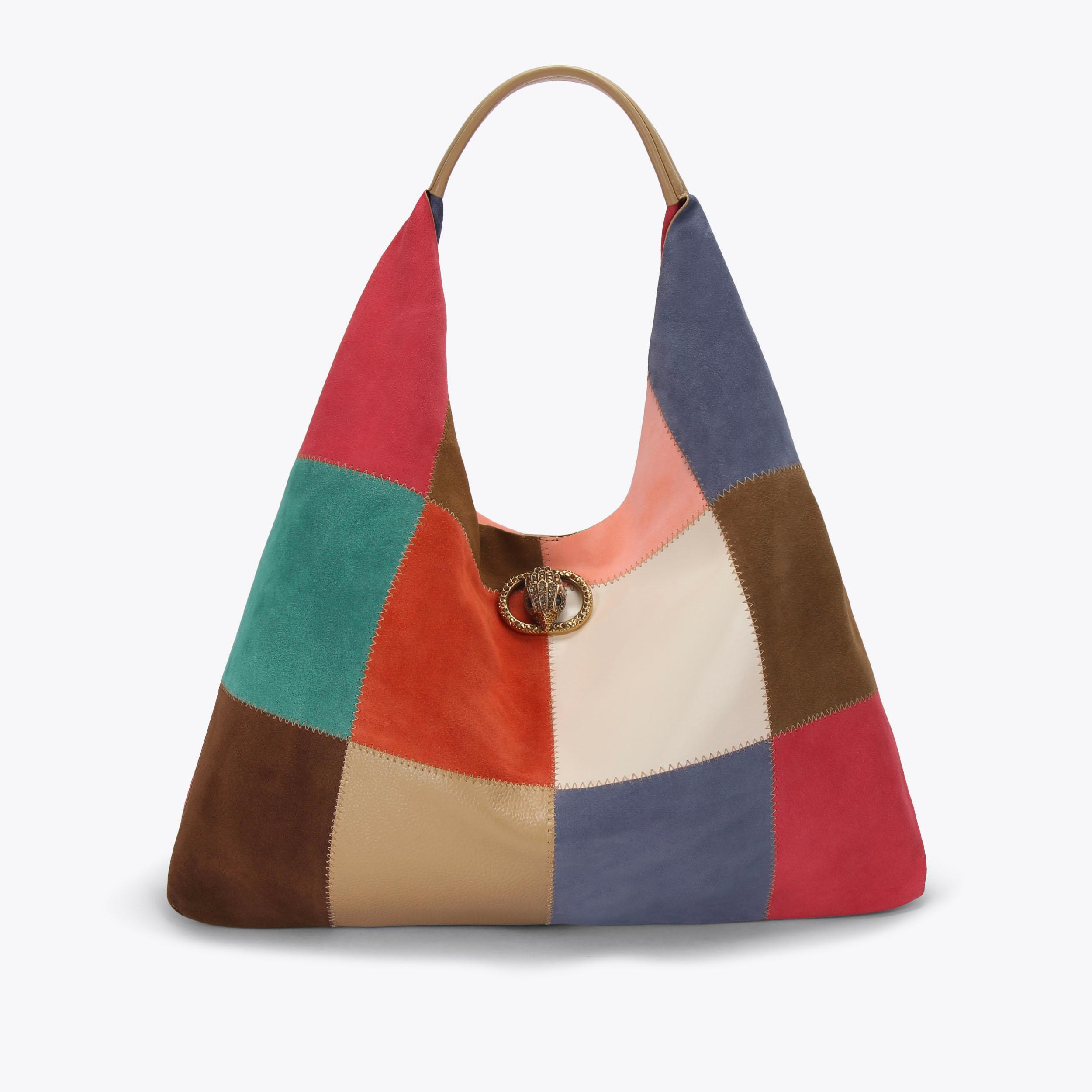 CHELSEA LG SLOUCH HOBO Patchwork Hobo Bag by Kurt Geiger London