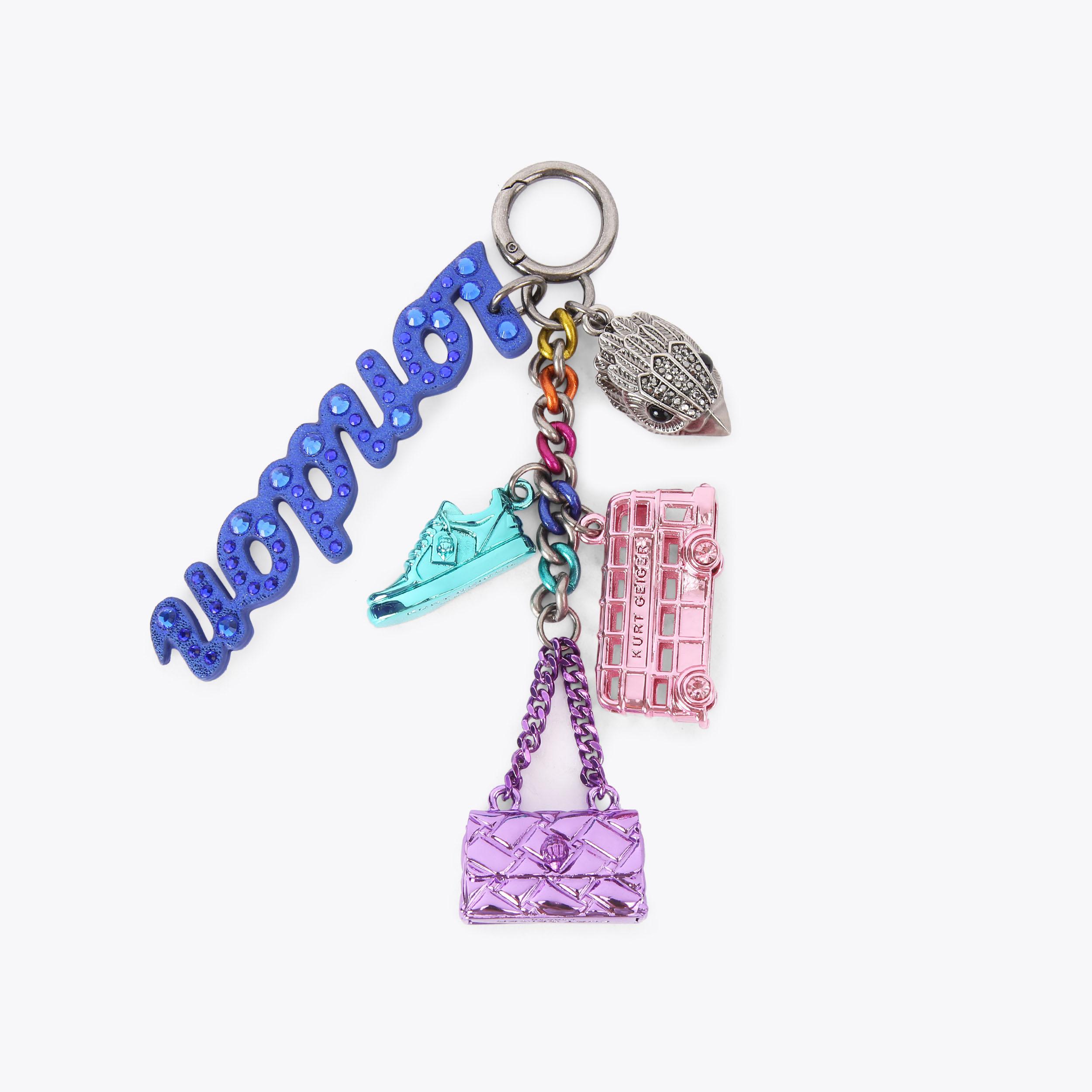 EAGLE MIX CHARMS Kurt Geiger Charm Keyring by KURT GEIGER LONDON