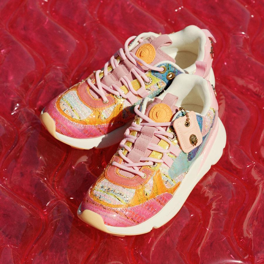 KURT RUNNER Rainbow Tweed Runner Sneaker by Kurt Geiger London
