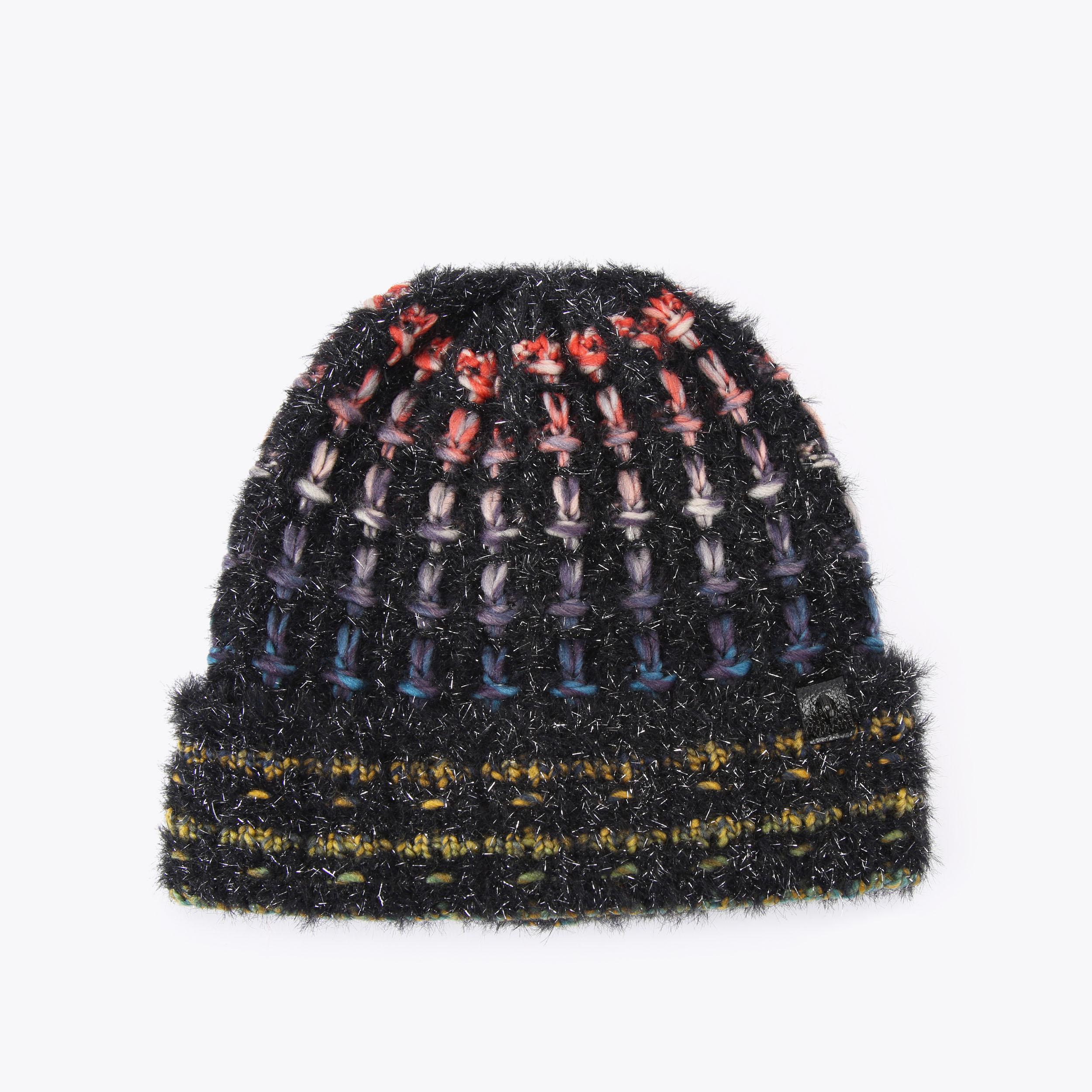 LUREX KNIT BEANIE Rainbow Knitted Beanie by KURT GEIGER LONDON