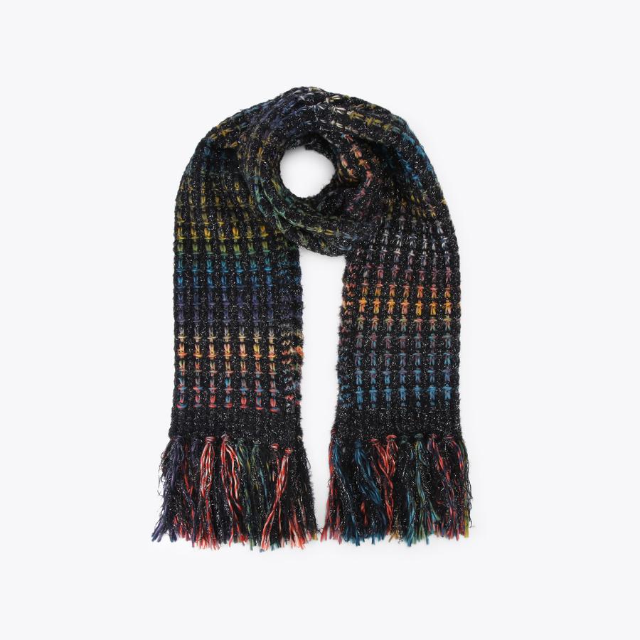 LUREX KNIT SCARF Multi Colour Knitted Scarf by KURT GEIGER LONDON