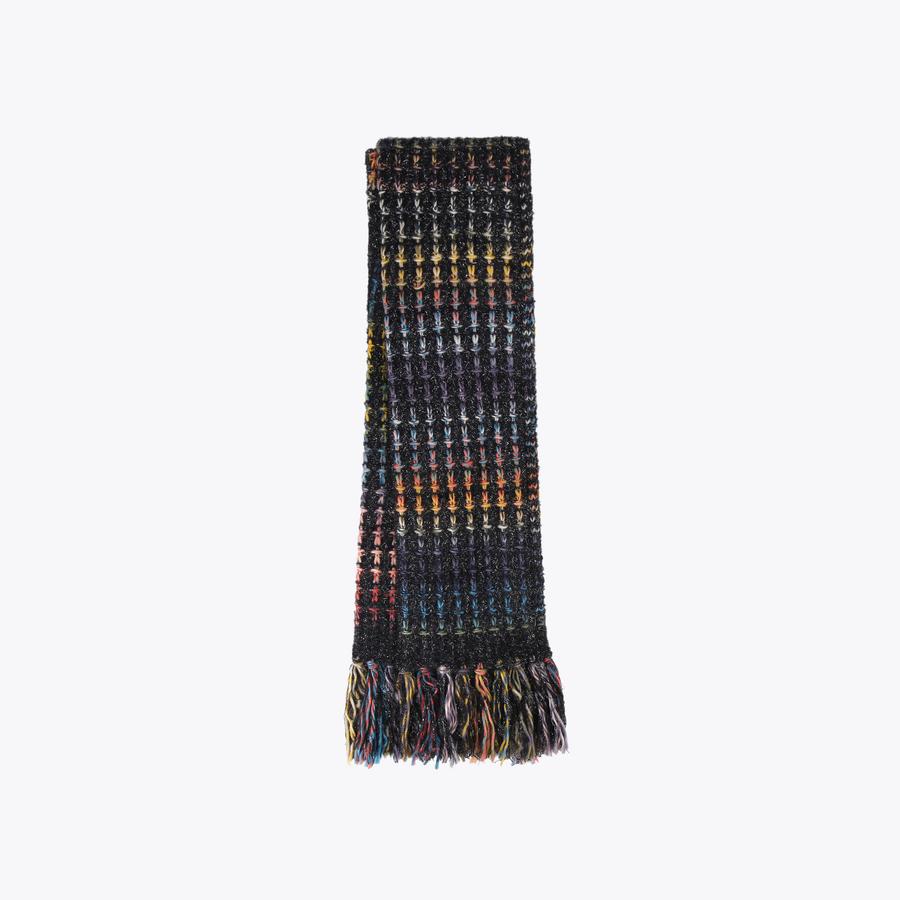 LUREX KNIT SCARF Multi Colour Knitted Scarf by KURT GEIGER LONDON