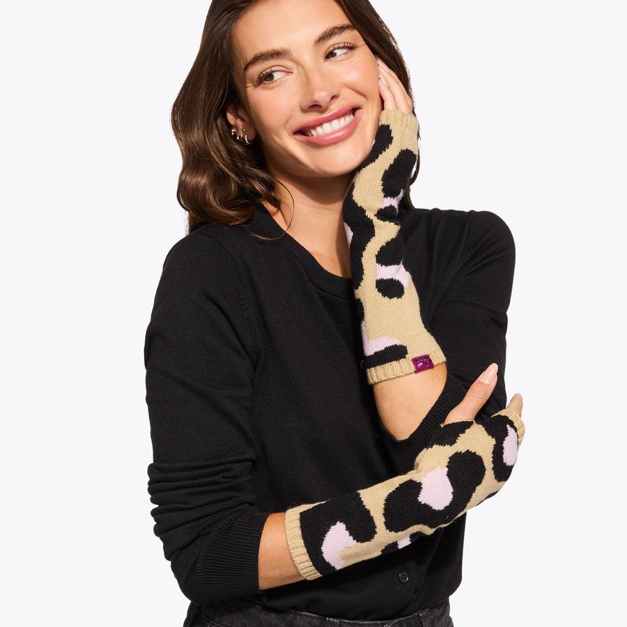 SOUTHBANK ARMWARMER Leopard Armwarmer by KURT GEIGER LONDON
