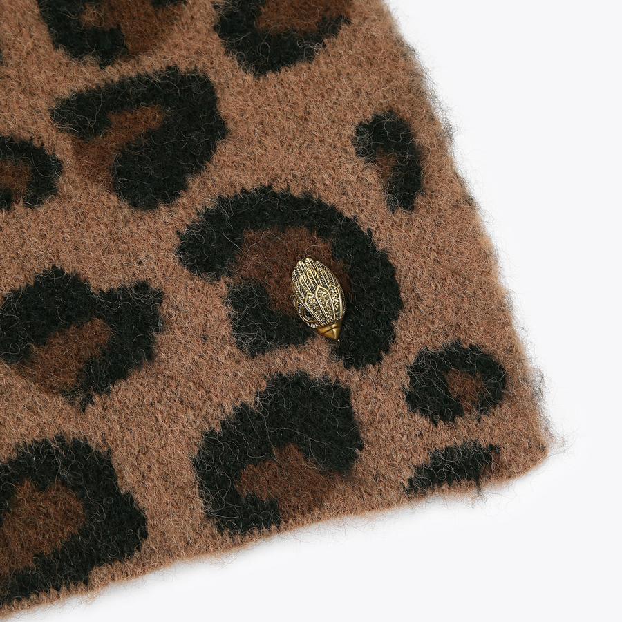 Leopard Beanie