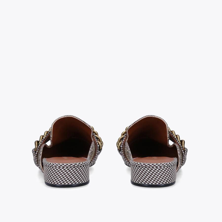 Chelsea Mule Beige Embellished Mules | Kurt Geiger