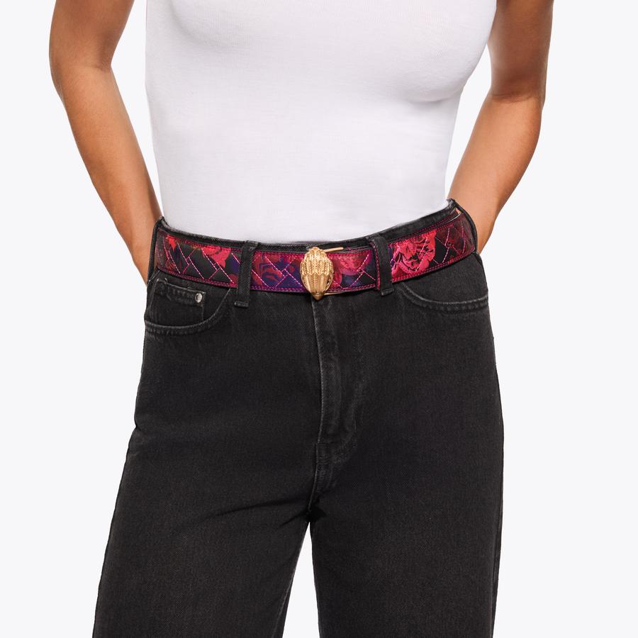 KENSINGTON 38 BELT Fabric Floral Kensington Belt by KURT 