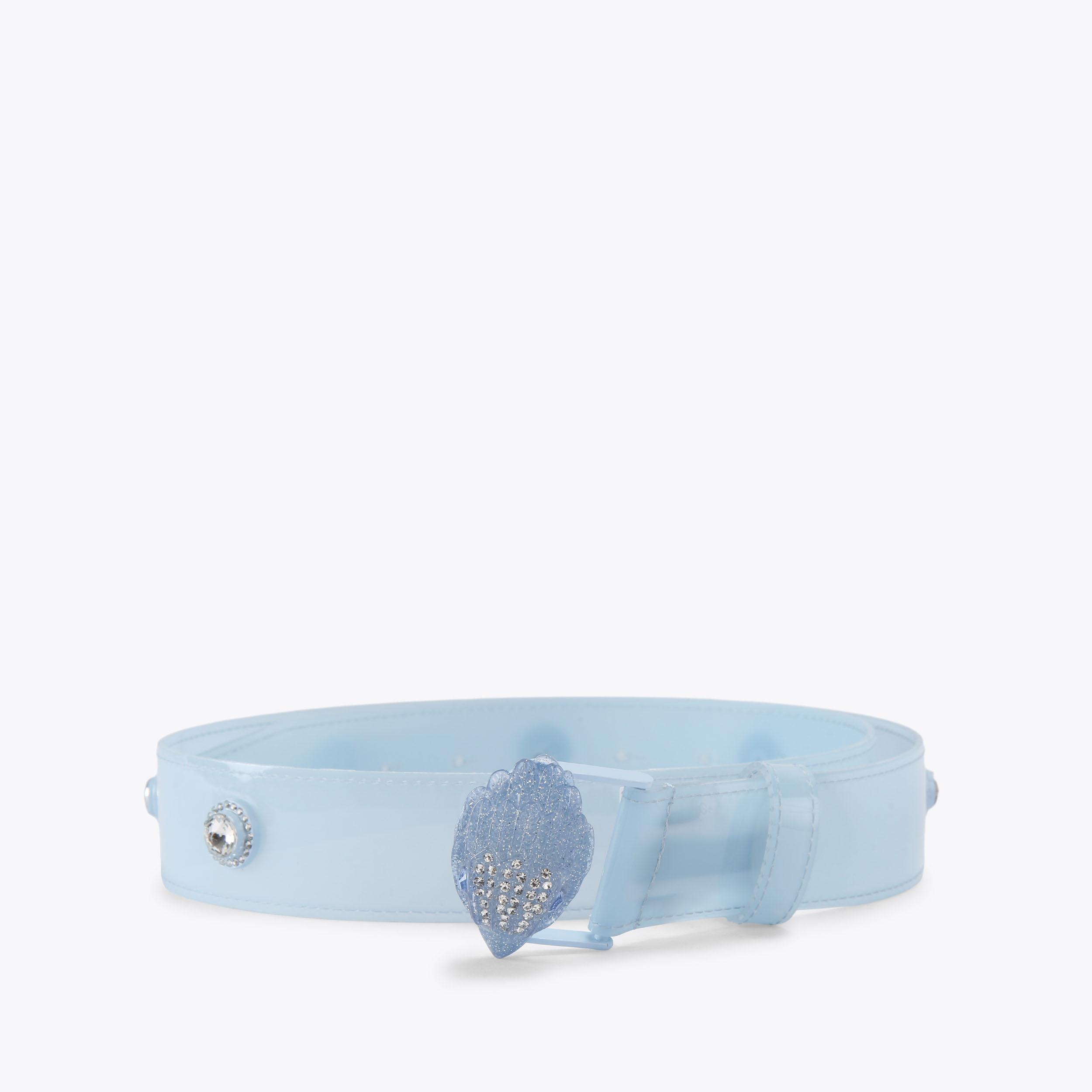 ベルベスト kiton stile latino リングヂャケット　　ポロコート KENSINGTON 38 BELT Pale Blue Vinyl Belt by Kurt Geiger London
