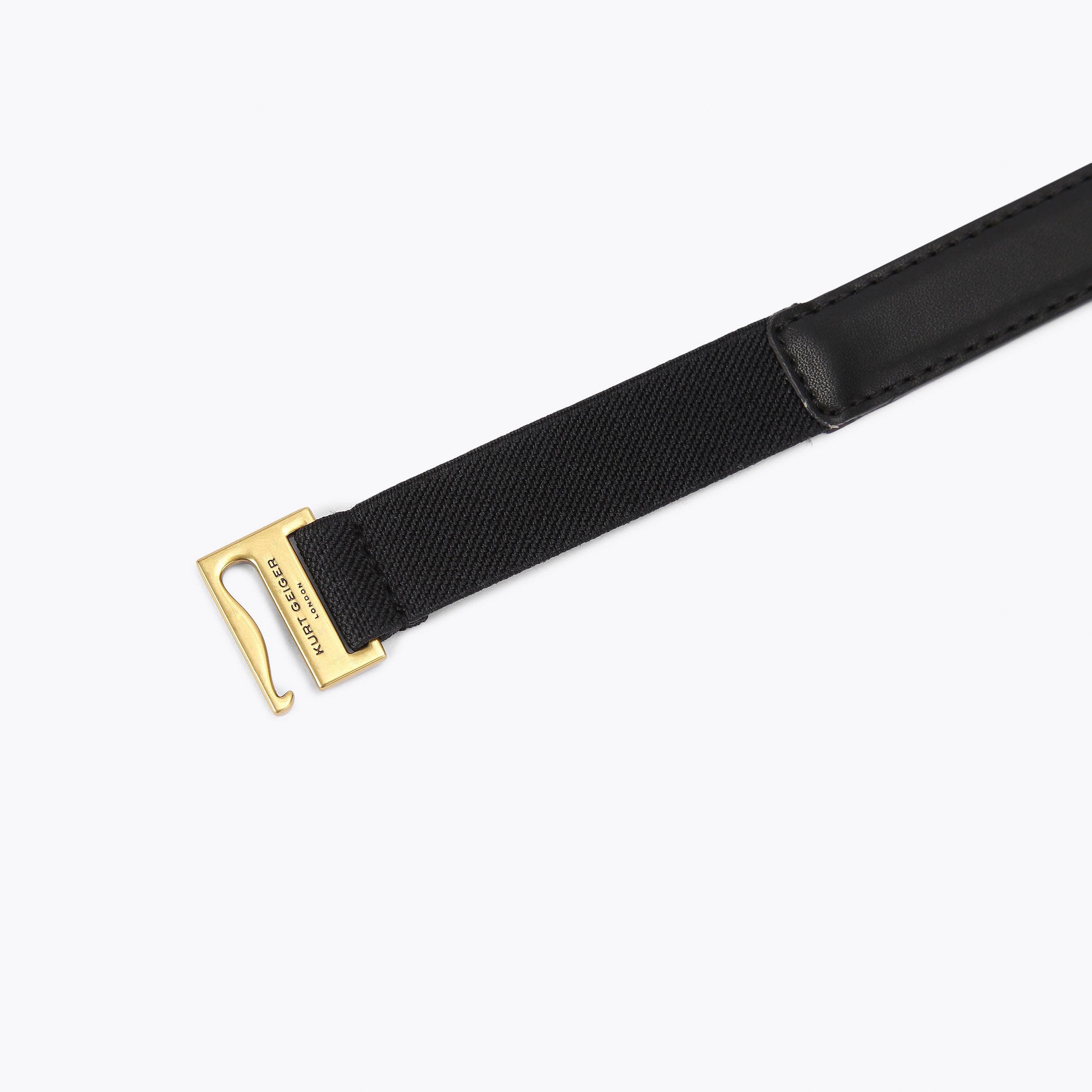 BUTCHERWEB BELT BLACK-GOLD